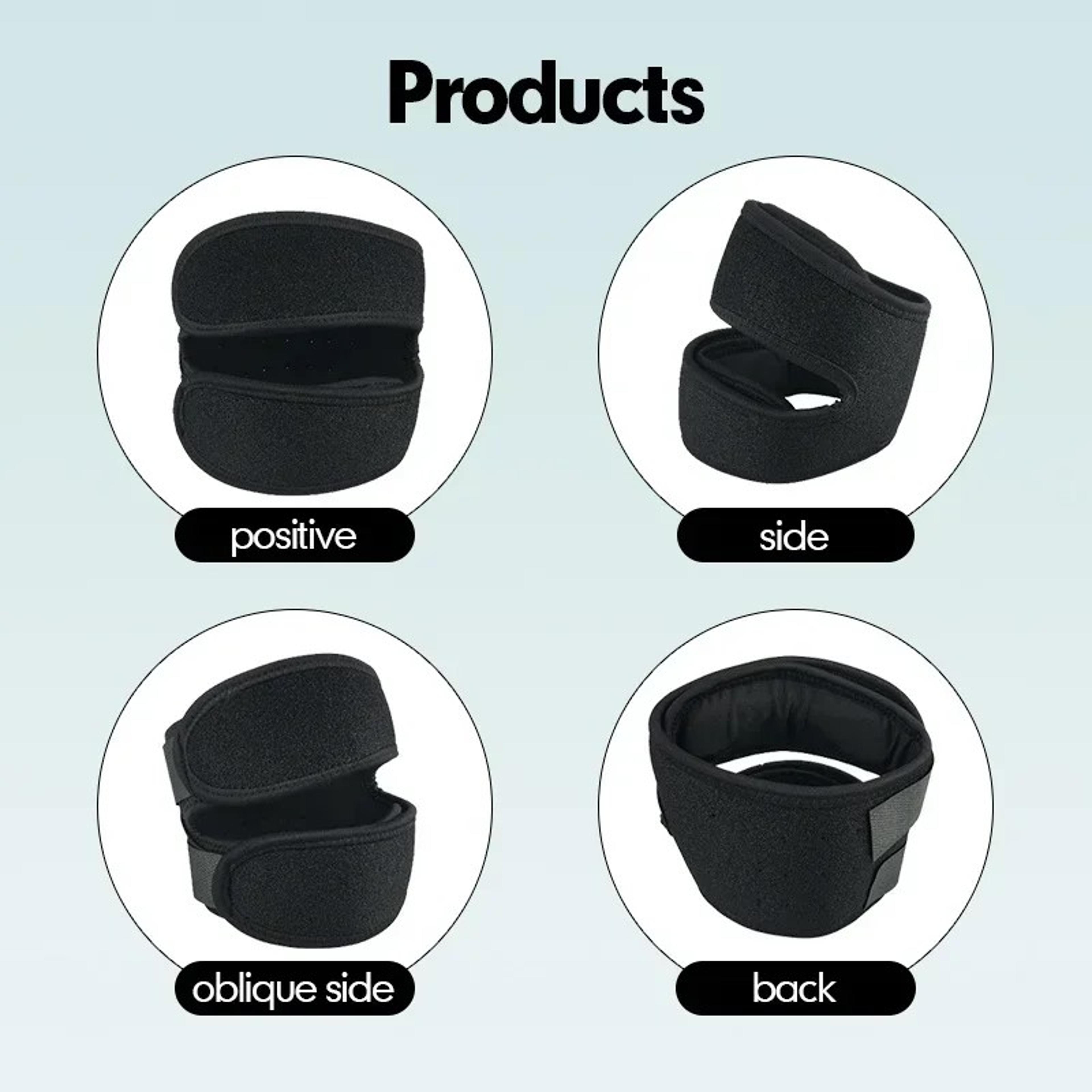 Elastic Bandage Pad For Knee Support Pressurized Wrap Sleeve For Tennis Cycling And Safety 4