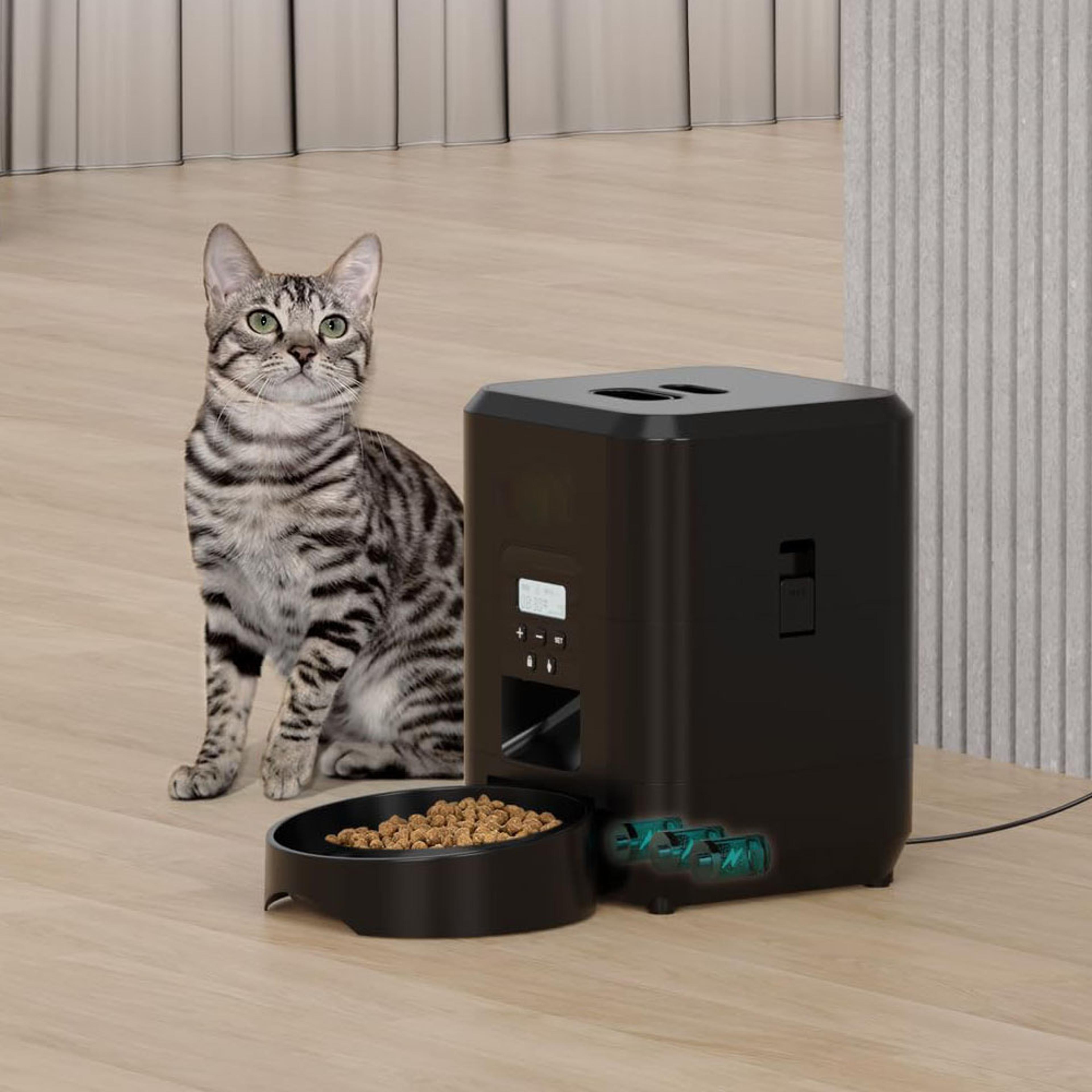 smart pet feeder automatic cat feeder, dog slow food machine, timed quantitative dispenser