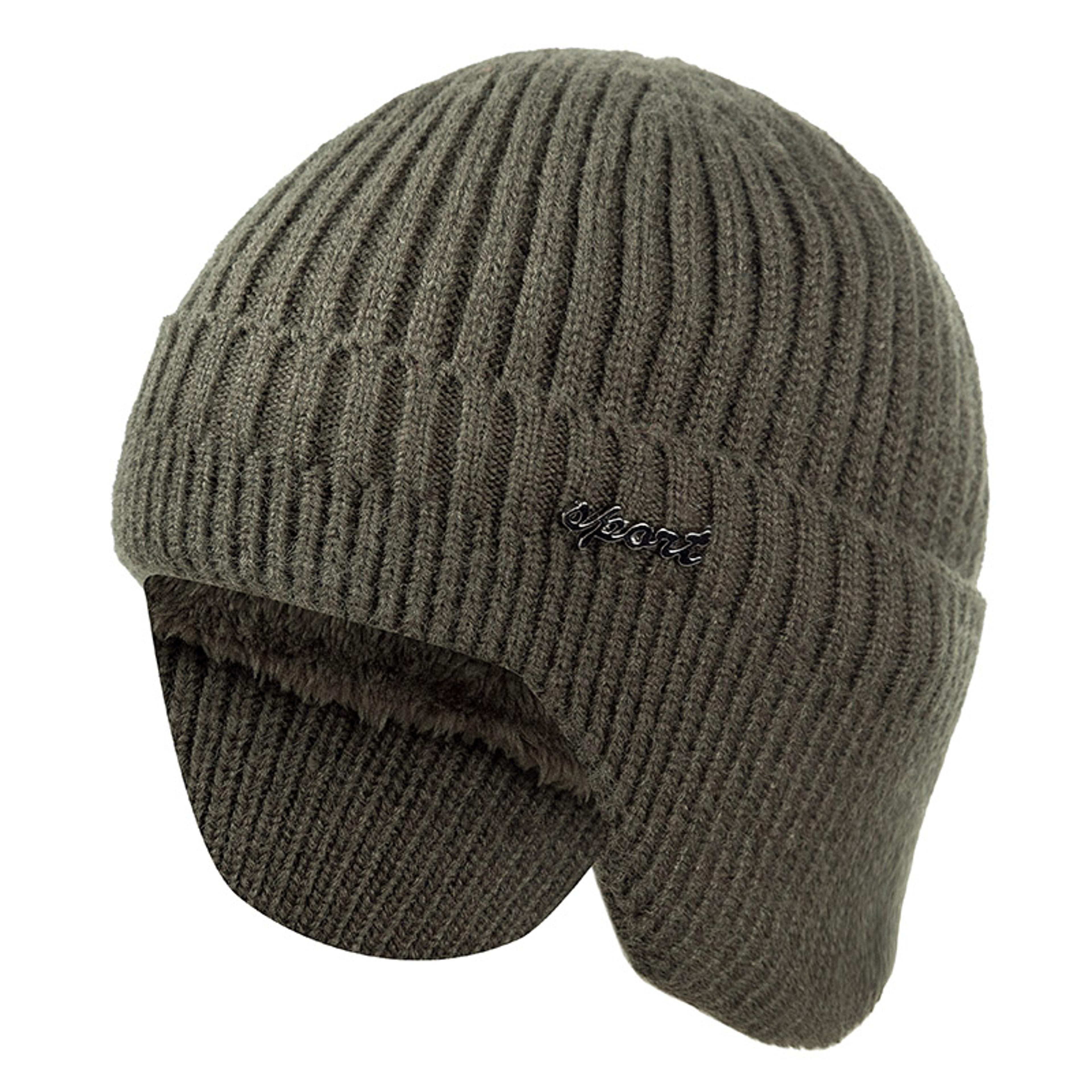 stylish soft beanie hat, classic knit earflap hat for men women, ear protection winter hats, warm cap with ears