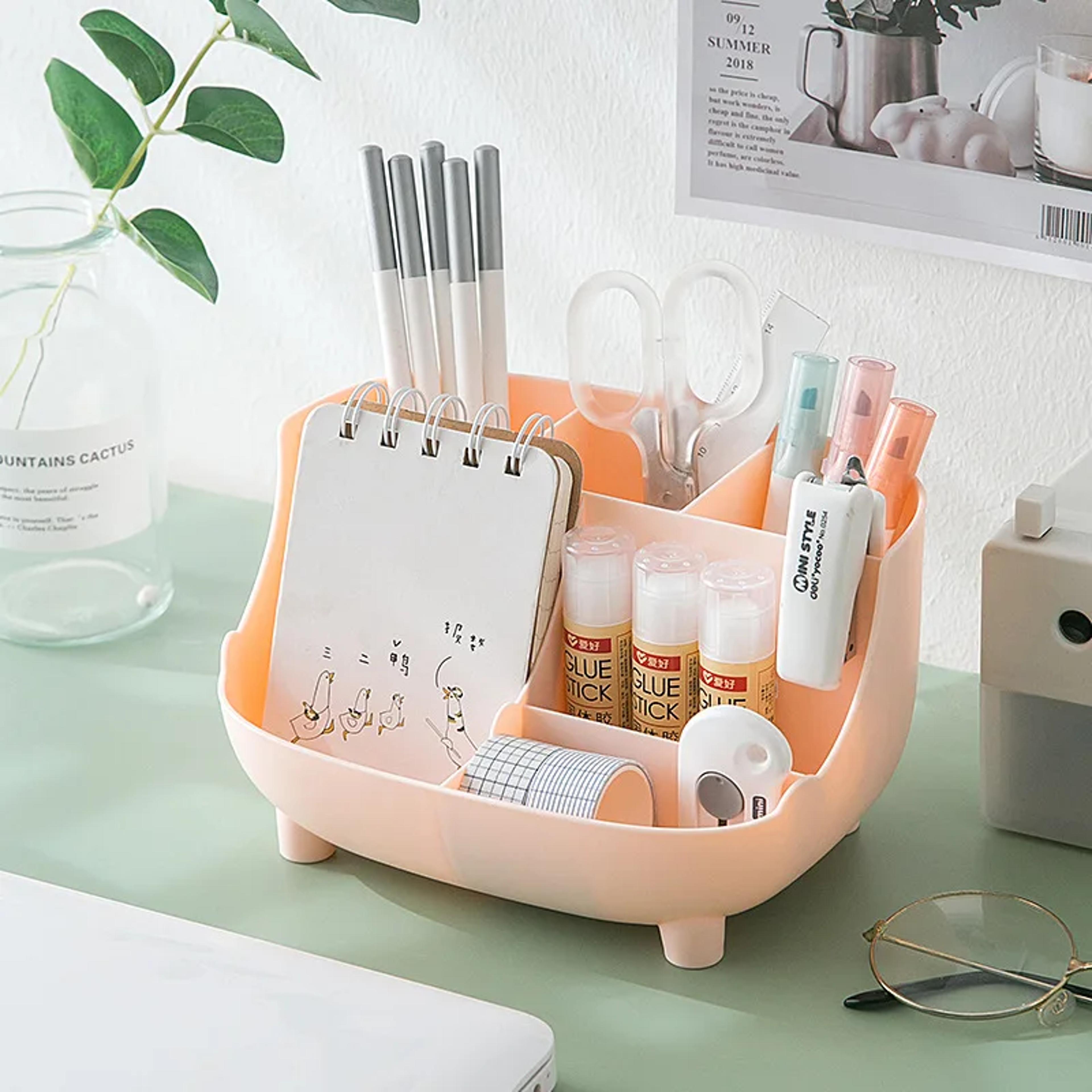 LargeCapacity Desktop Storage Box Creative MultiFunctional Minimalist Pen Holder Modern Office Orga 0