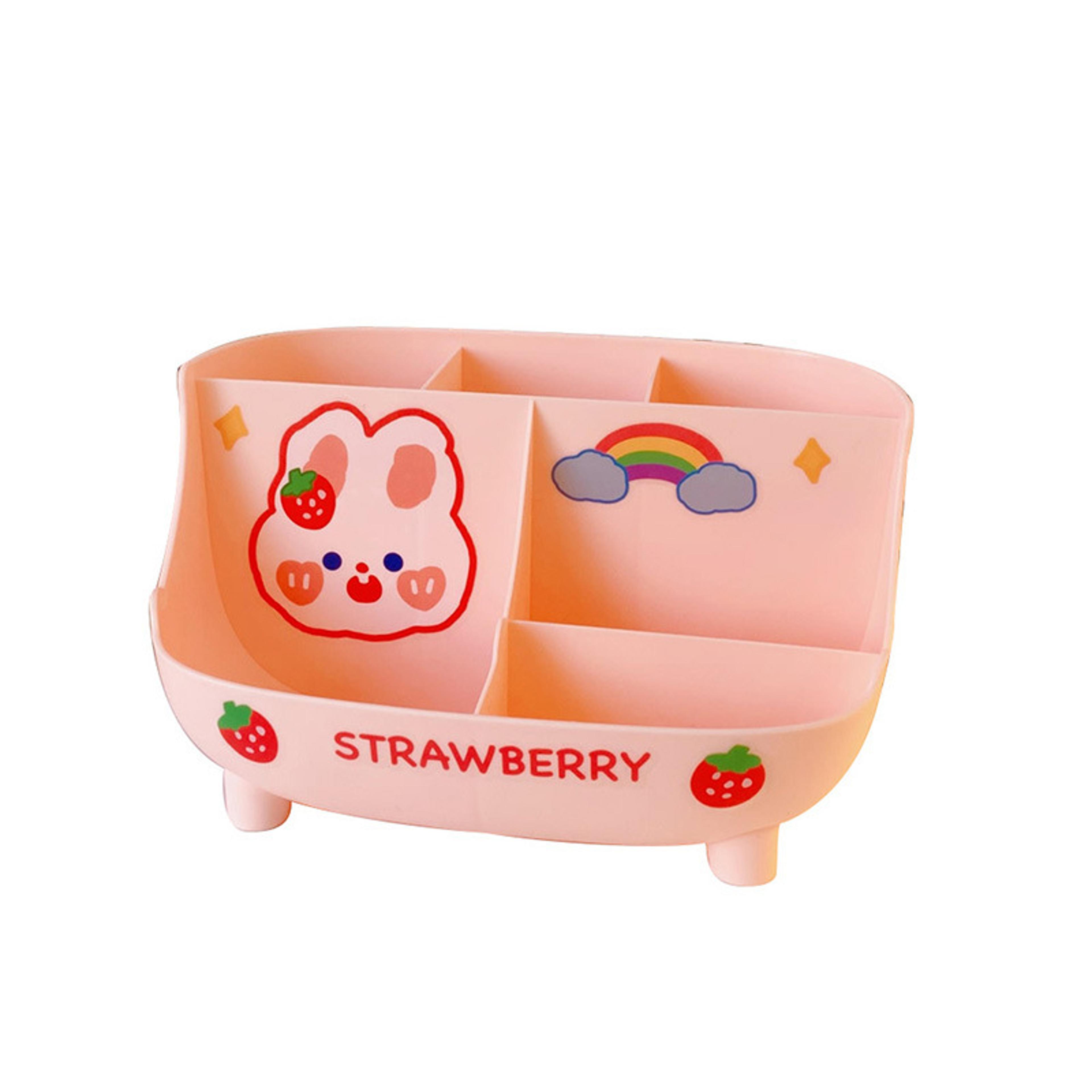 Large Capacity Multi Functional Stationery Storage Box Creative Fashion Desktop Cute Girl Heart Des