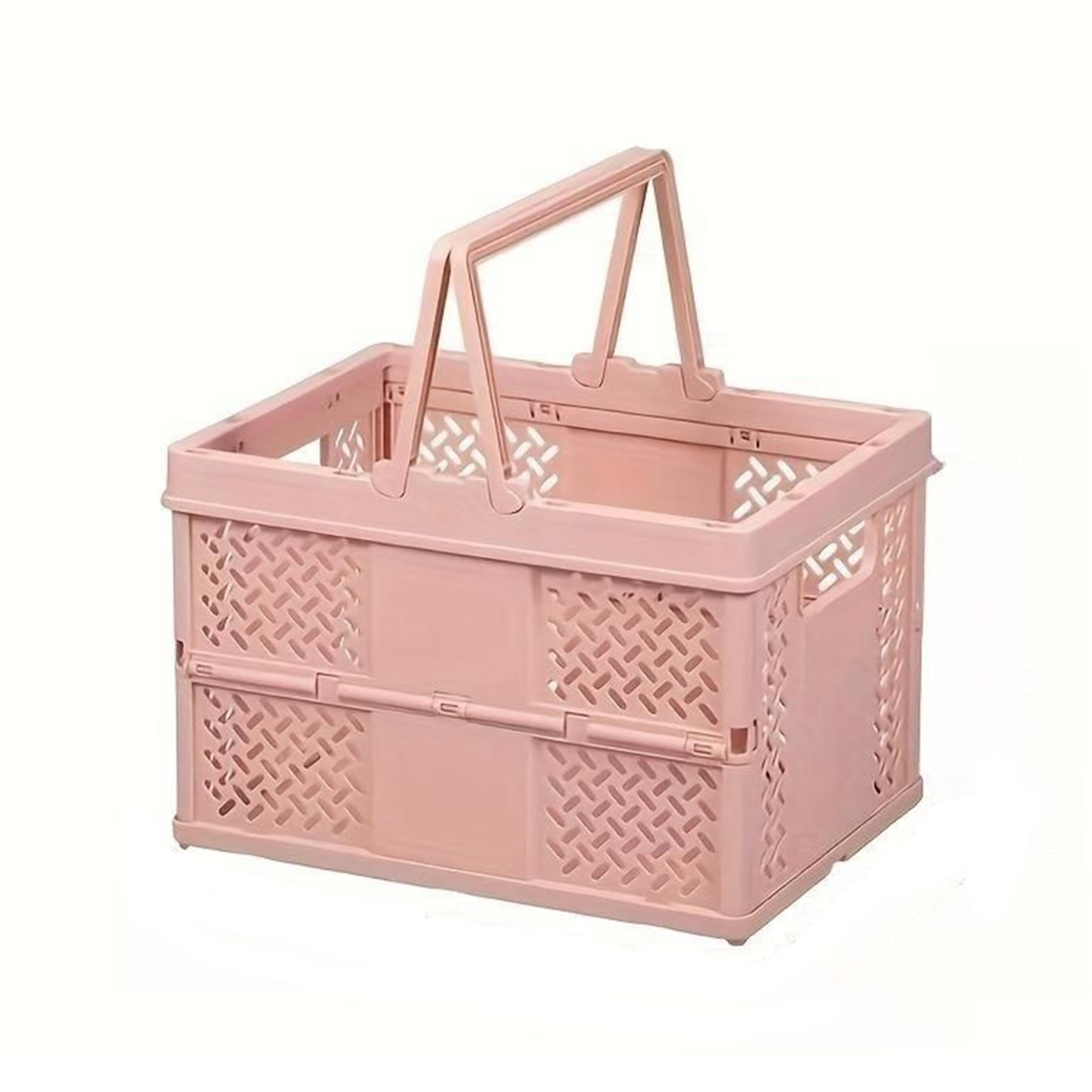 Portable MultiColor Storage Basket Desktop Organizer Multifunctional Sundries Foldable Storage Box  8