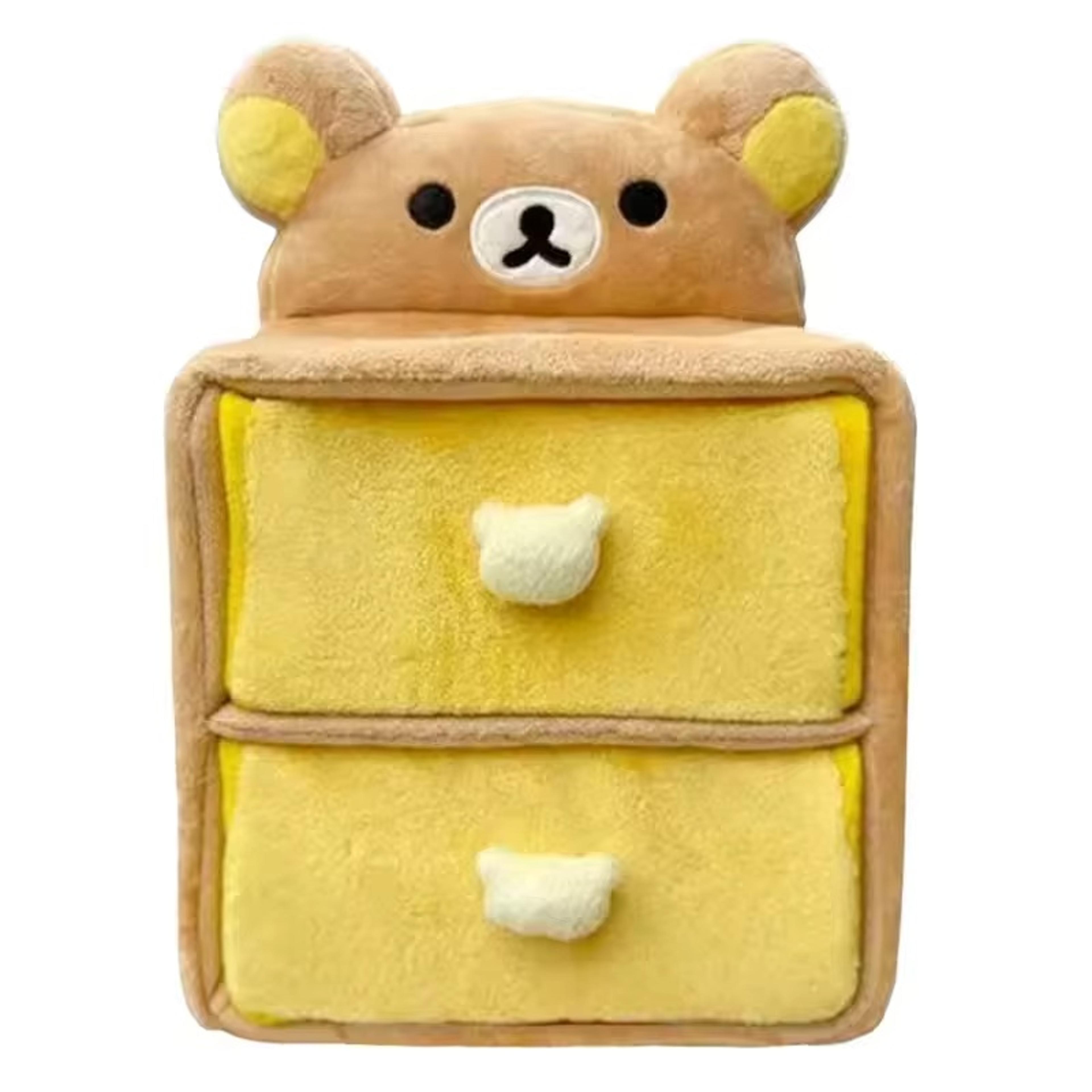 Fun Cartoon Relaxed Bear Storage Box Desk Organizer Girlfriend Gift Compartment Drawer 1