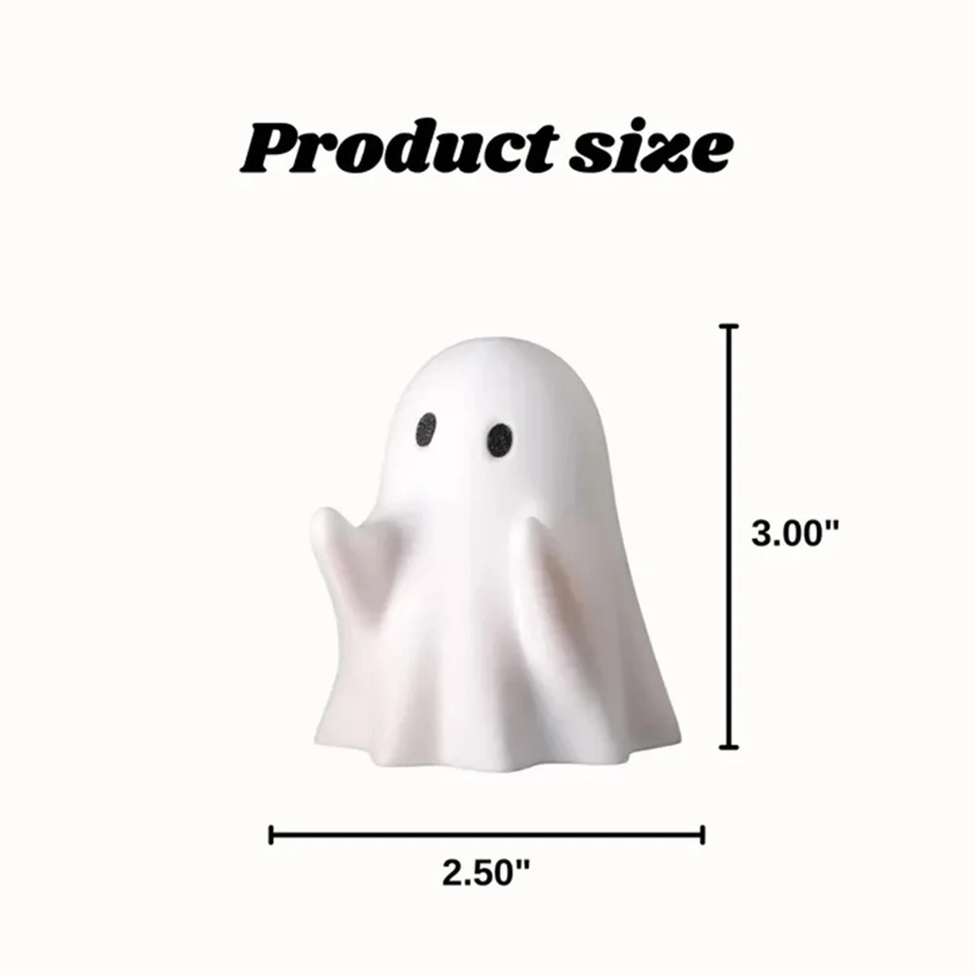 Spooky Ghost Figurine Design Funny Ghost Pen Holder For Desk Organizer Perfect Accessory Gifts For  4