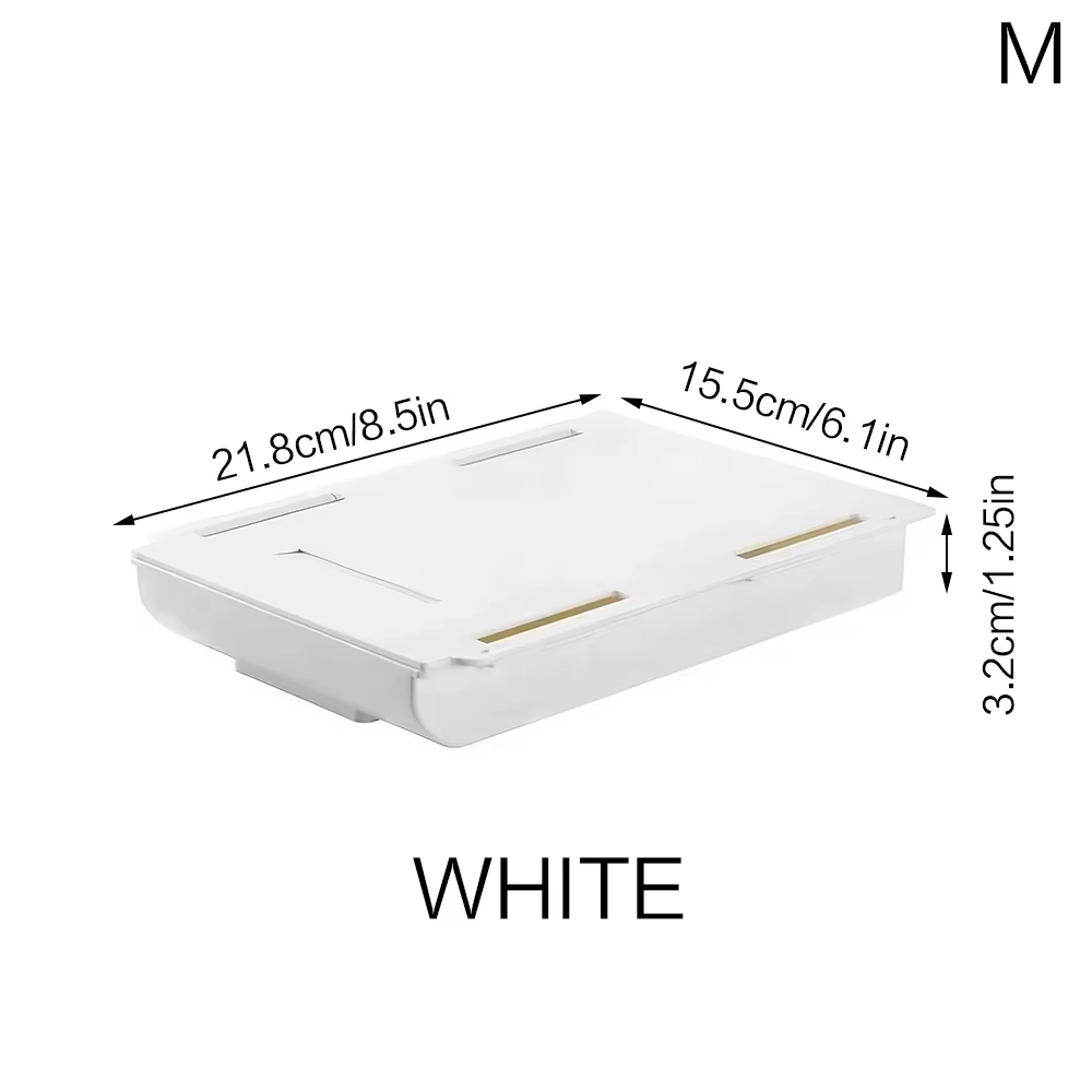 SelfAdhesive Plastic Storage Holder Hidden Organizer For School Office Kitchenware Stationery Cosme 7