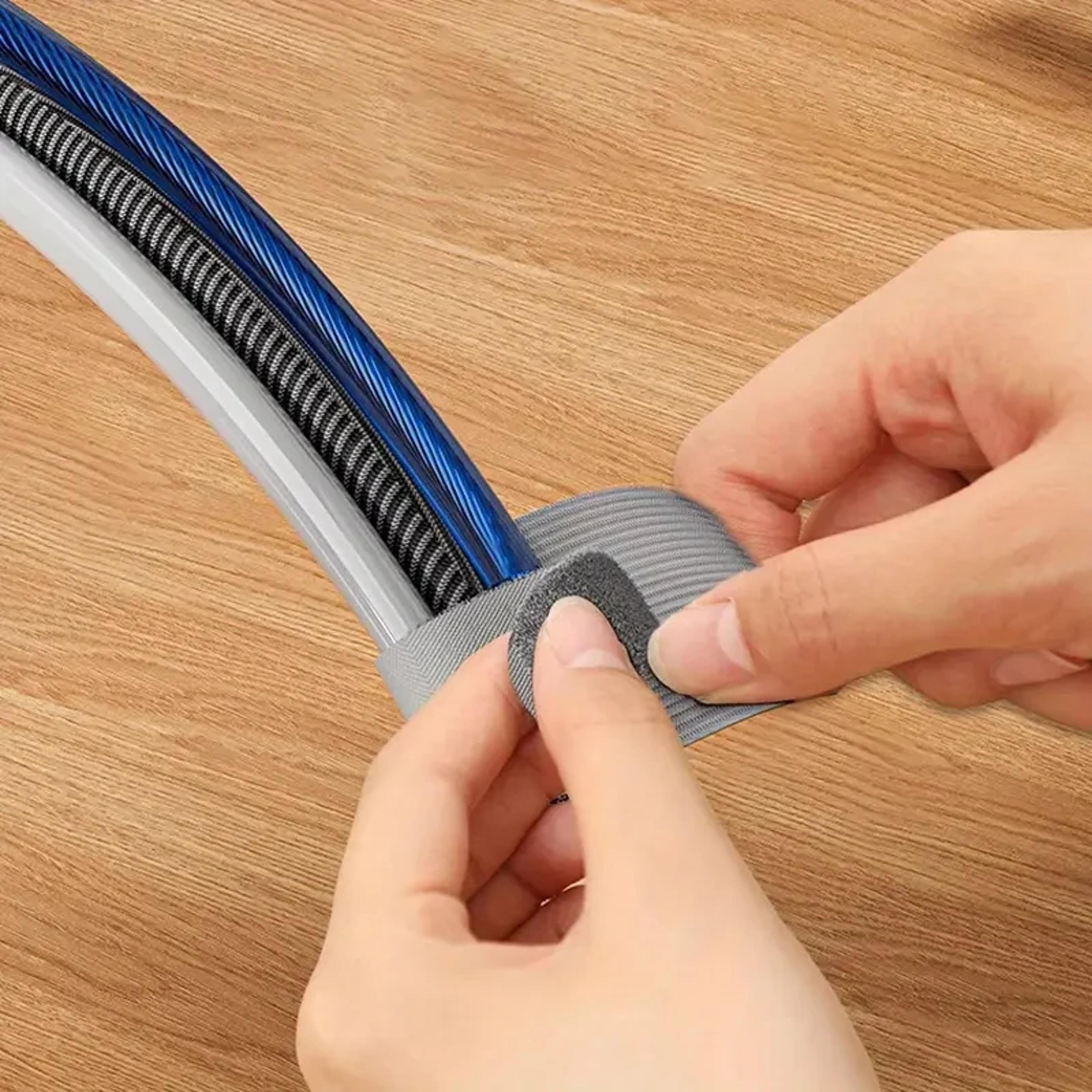 SelfAdhesive Cord Rope Holder Reusable Cable Ties Adjustable Cord Organizer Straps For Office 2