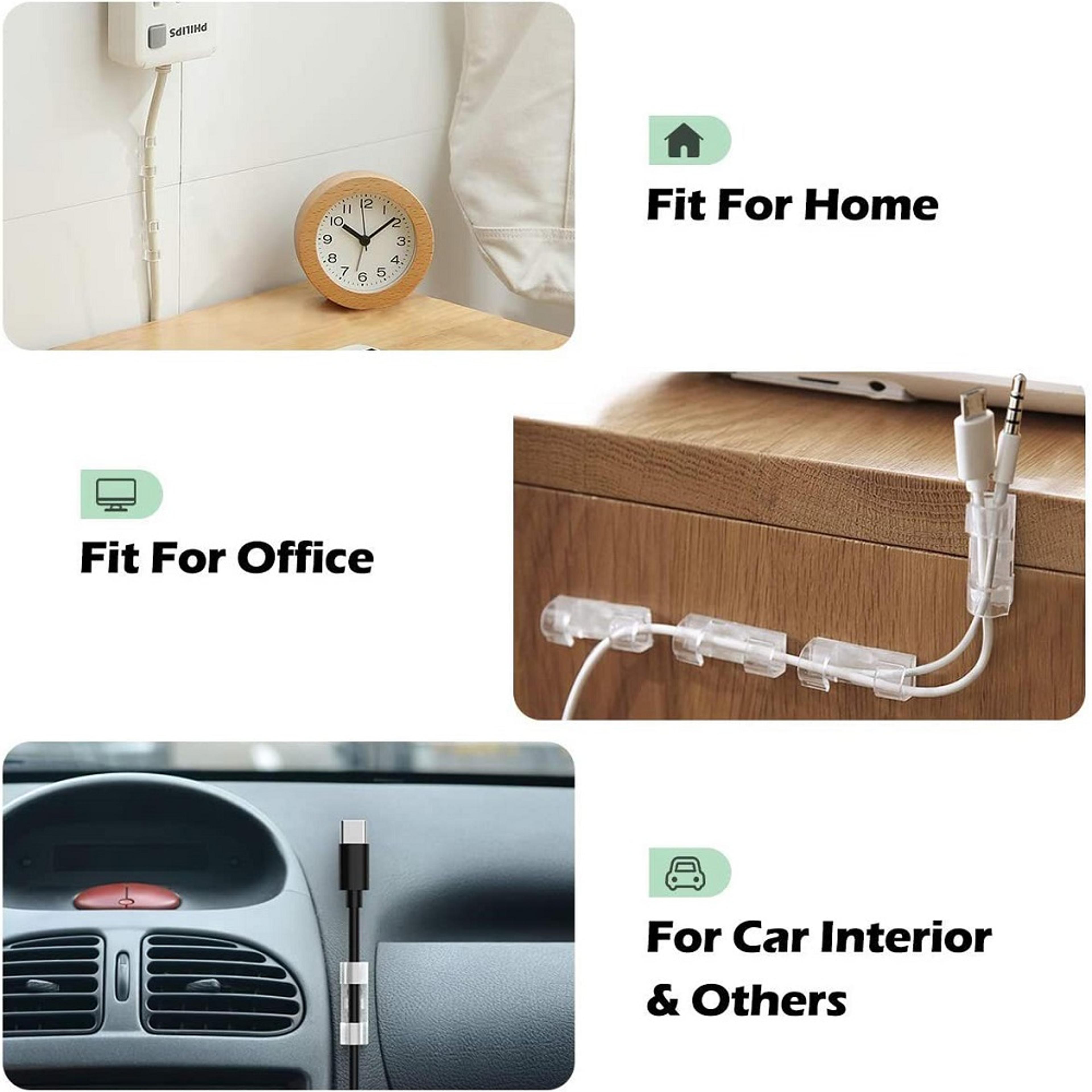Desktop Cable Organizer Clips Wall USB Cable Manager For Charging Wire Winder For PC And Cellphone 5