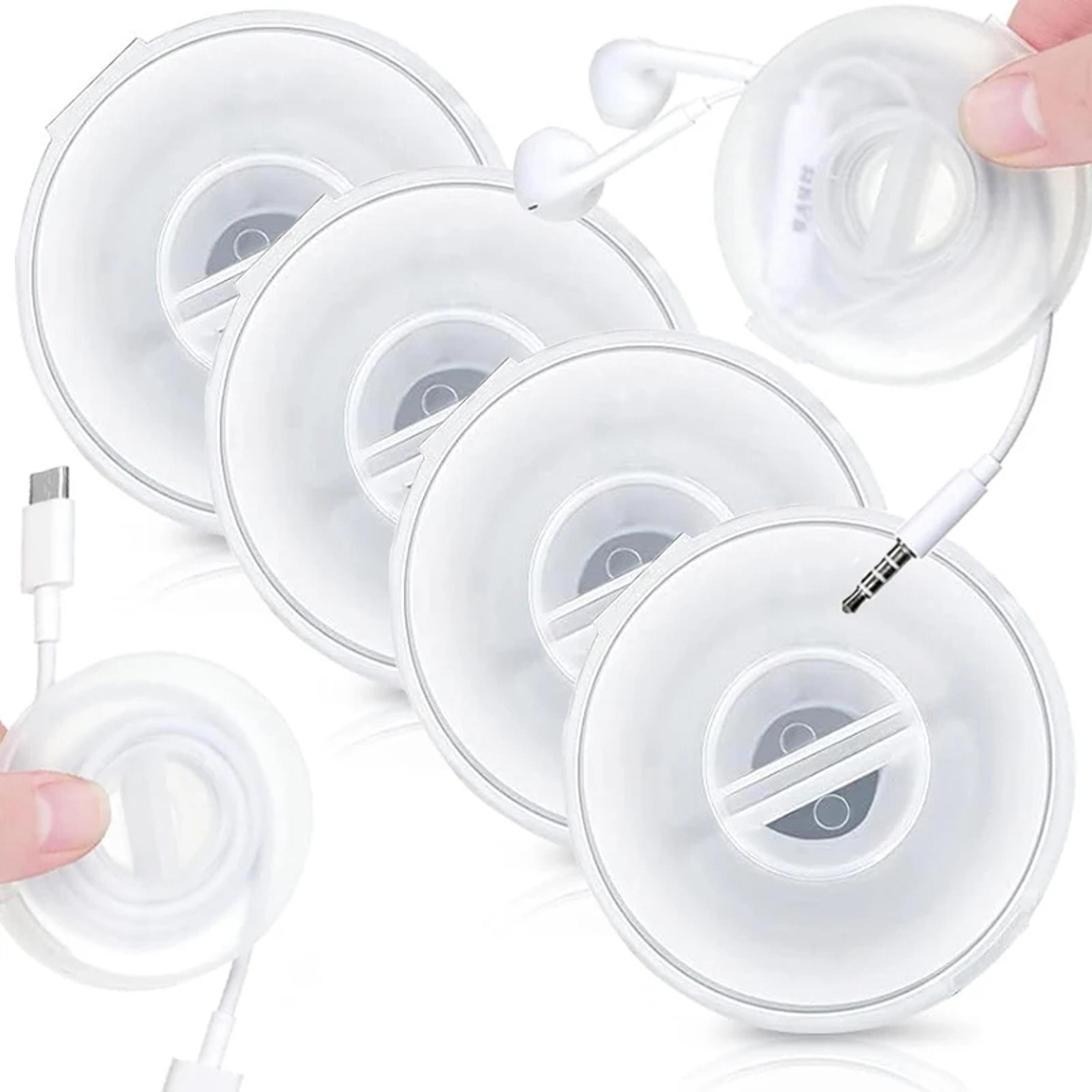 Portable Transparent Cable Organizer Retractable Phone Holder Cord Management Charger Wire Protecto