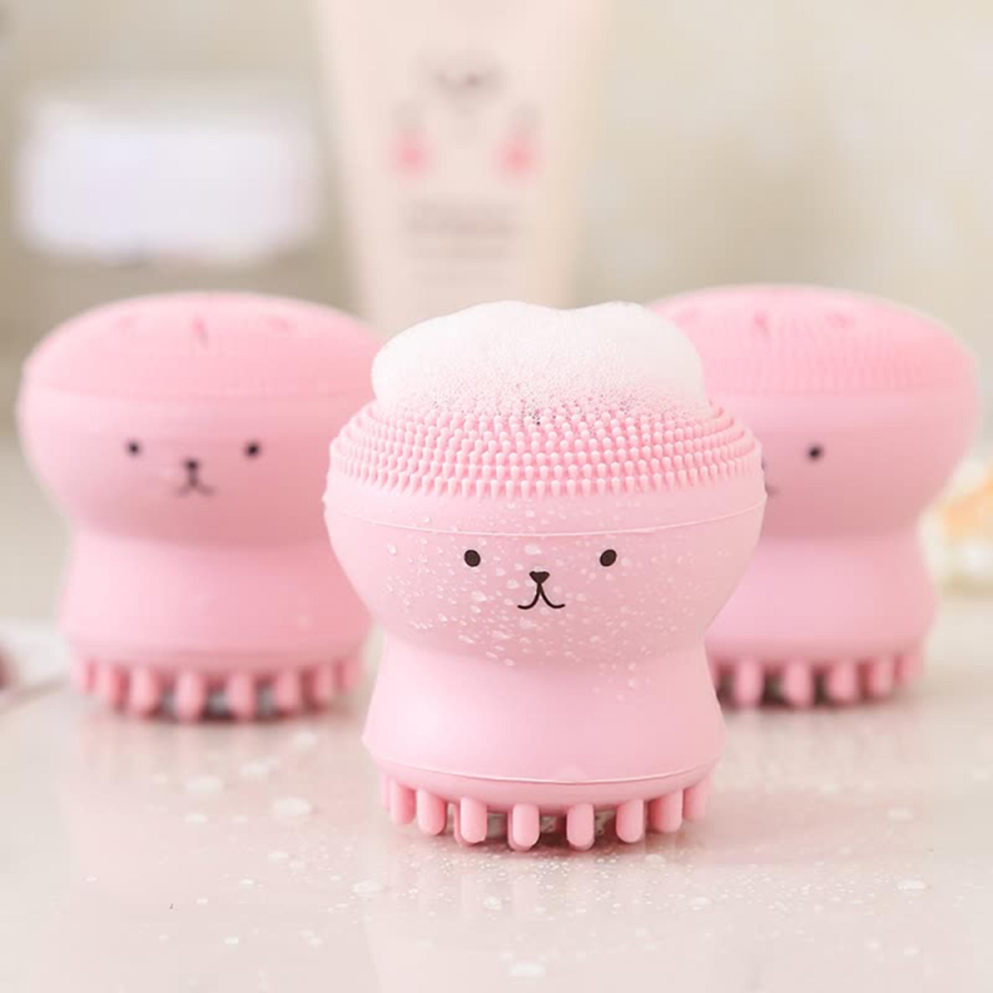 Mini Silicone Facial Cleansing Brush Deep Skin Care Scrub Tool Soft Exfoliator 0