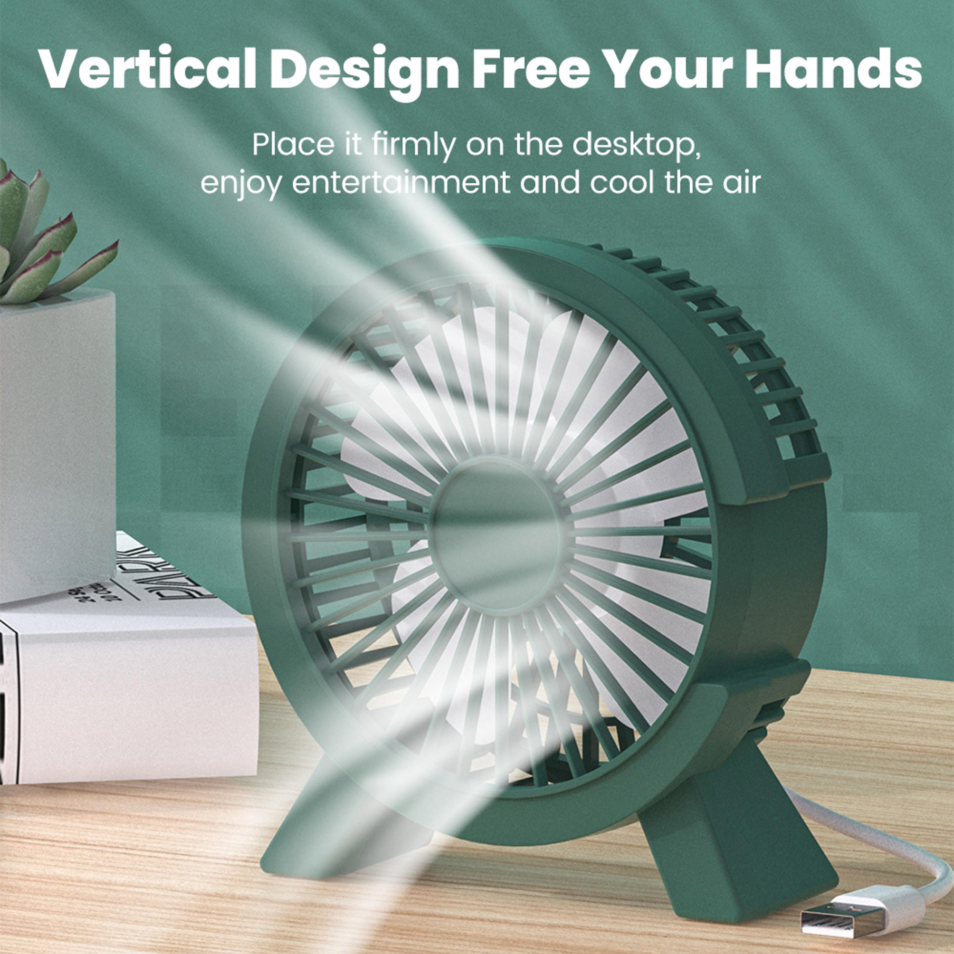 Portable Mini USB Rechargeable Table Fan Small USB Fan For Summer Desk Office Gadget For Students 3