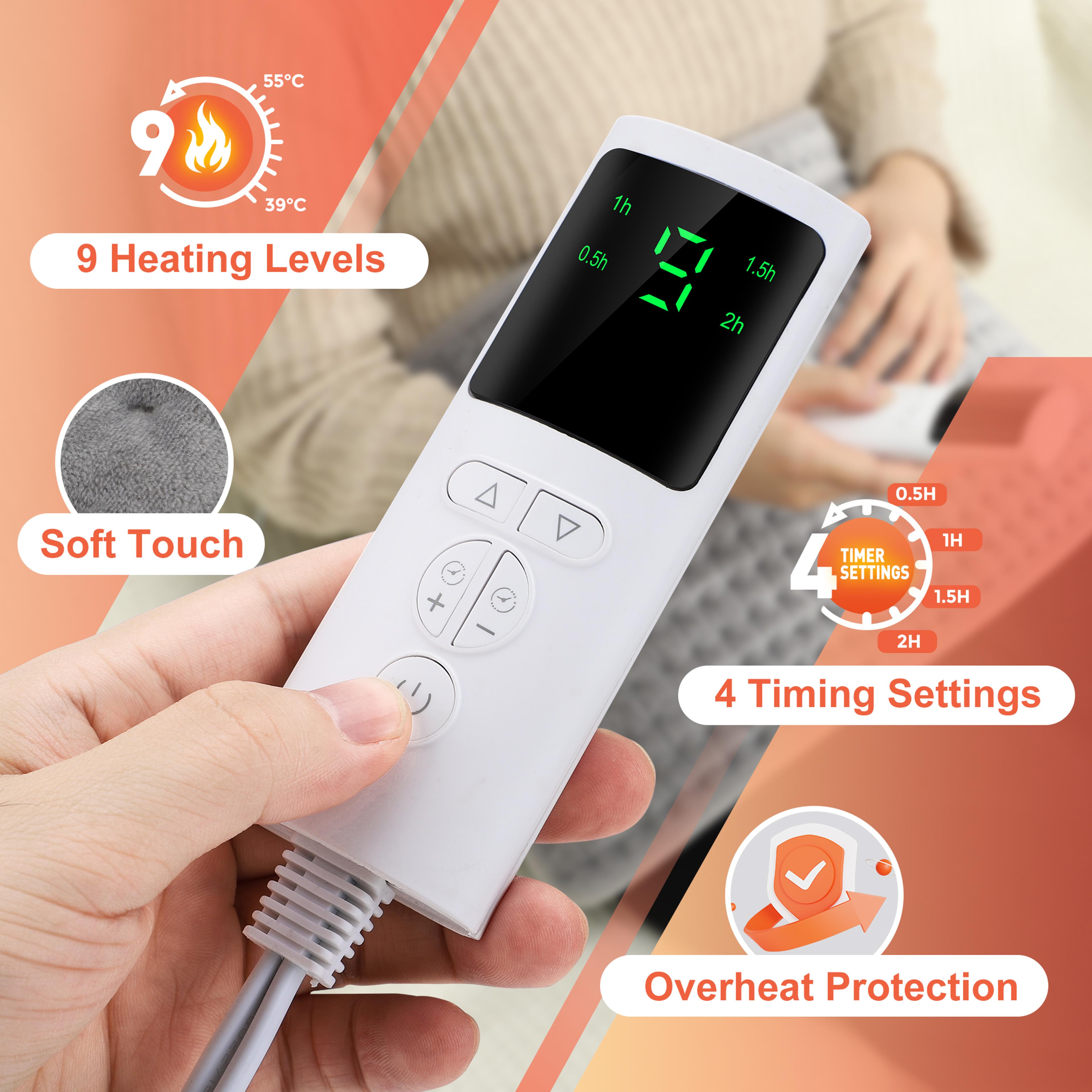 Electric Waist Brace With Adjustable Temperature Back Heating Support Belt Lumbar Support Pad Warm  2