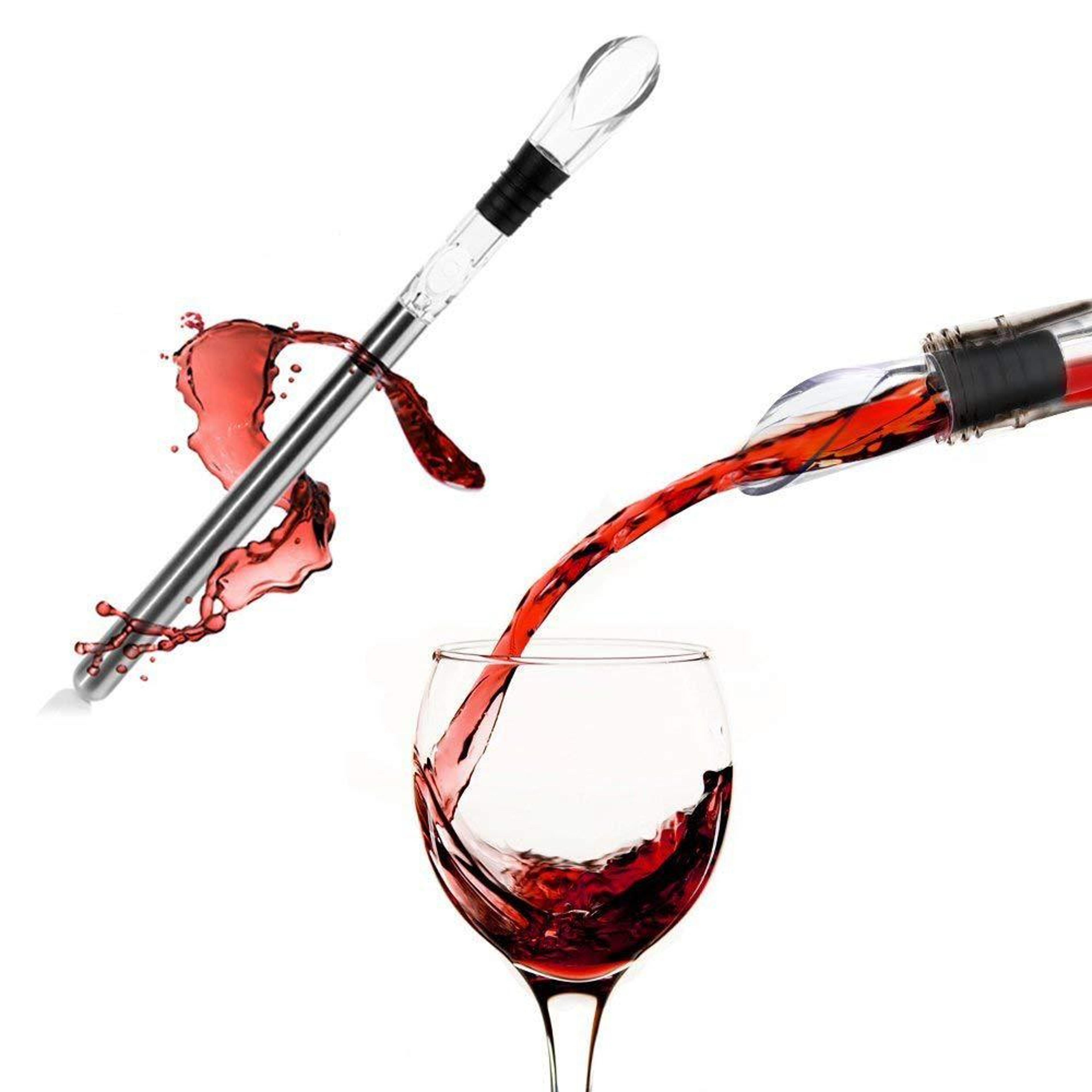 Stainless Steel Ice Wine Chiller Rushed Ice Bucket Wine Pourer Bottle Stick Perfect Bar Accessories 2