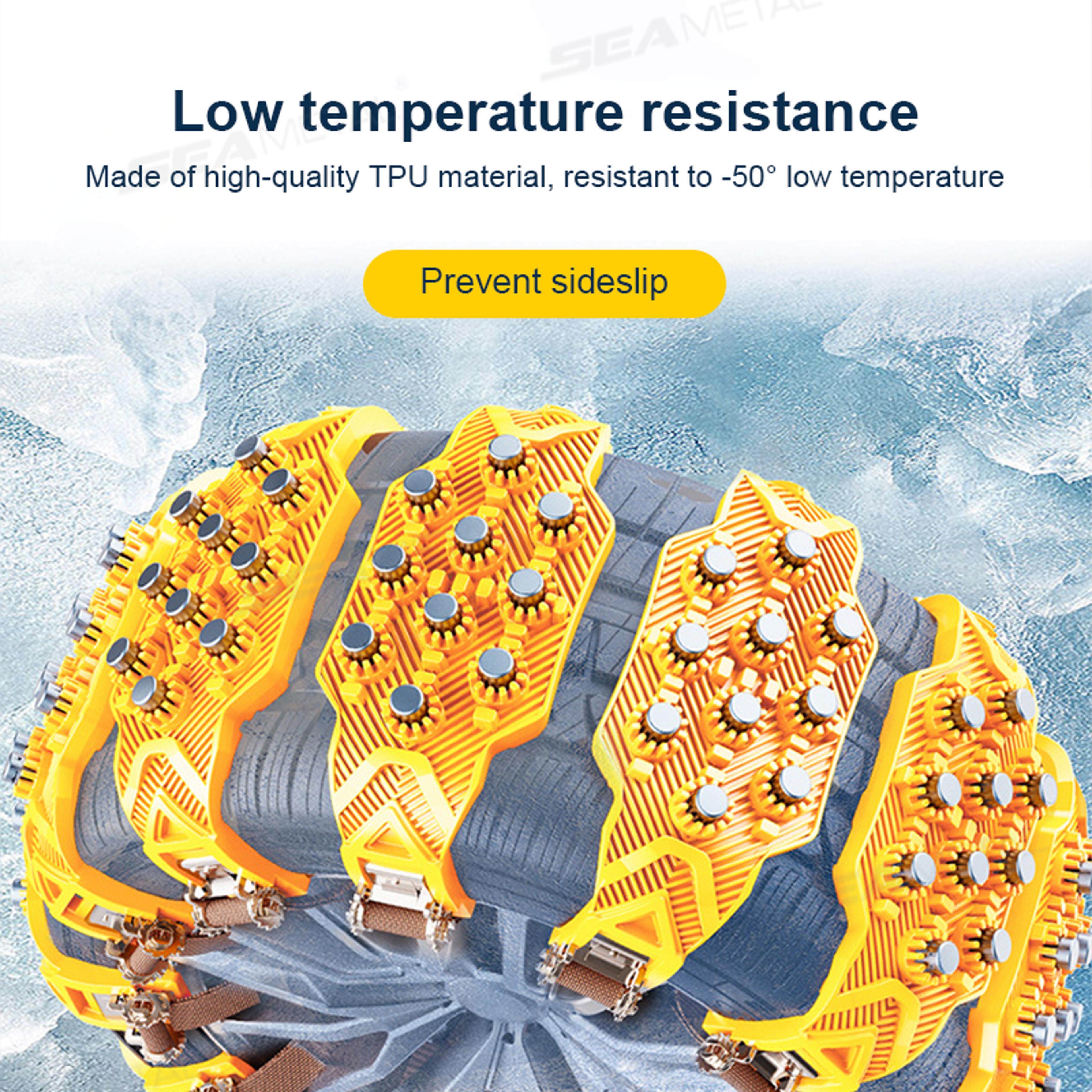 Winter Outdoor Emergency Tools Car Tire Snow Chains Antiskid Chains Wheel Tyre Cable Belt For Snow  4