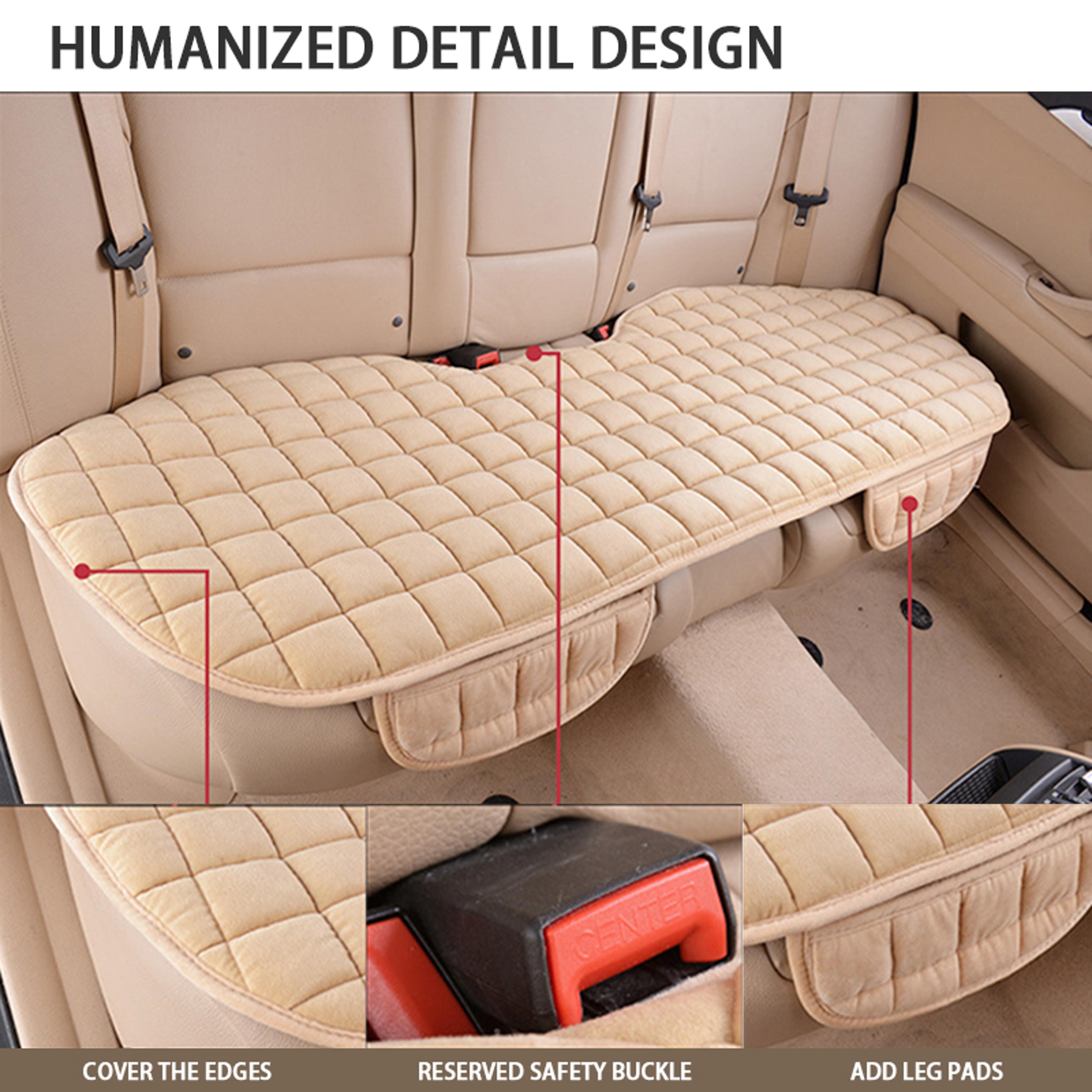 Universal Soft Car Seat Cover Plush Cushion Anti Slip Protector For Sedan Automotive Seat 2