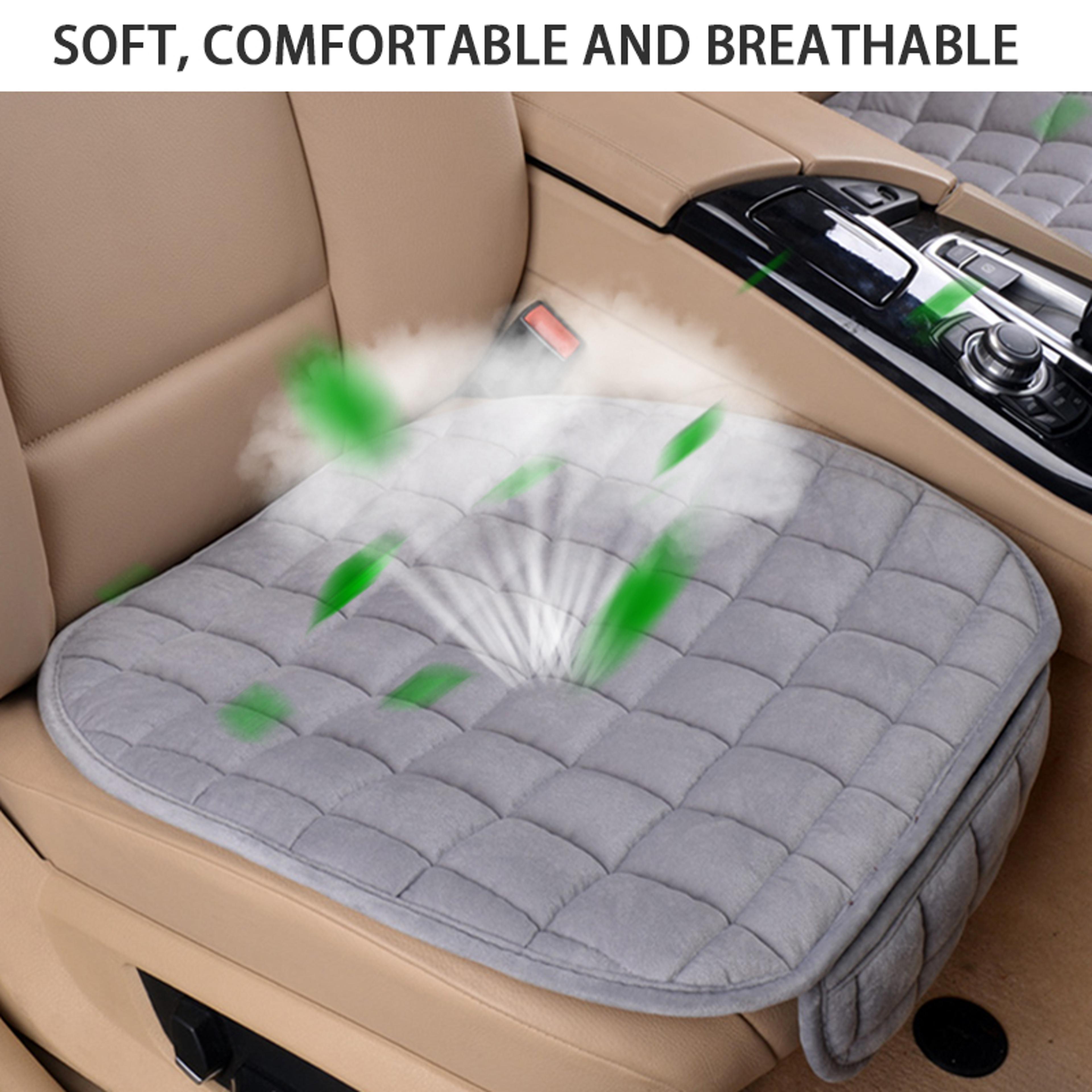 Universal Soft Car Seat Cover Plush Cushion Anti Slip Protector For Sedan Automotive Seat 4
