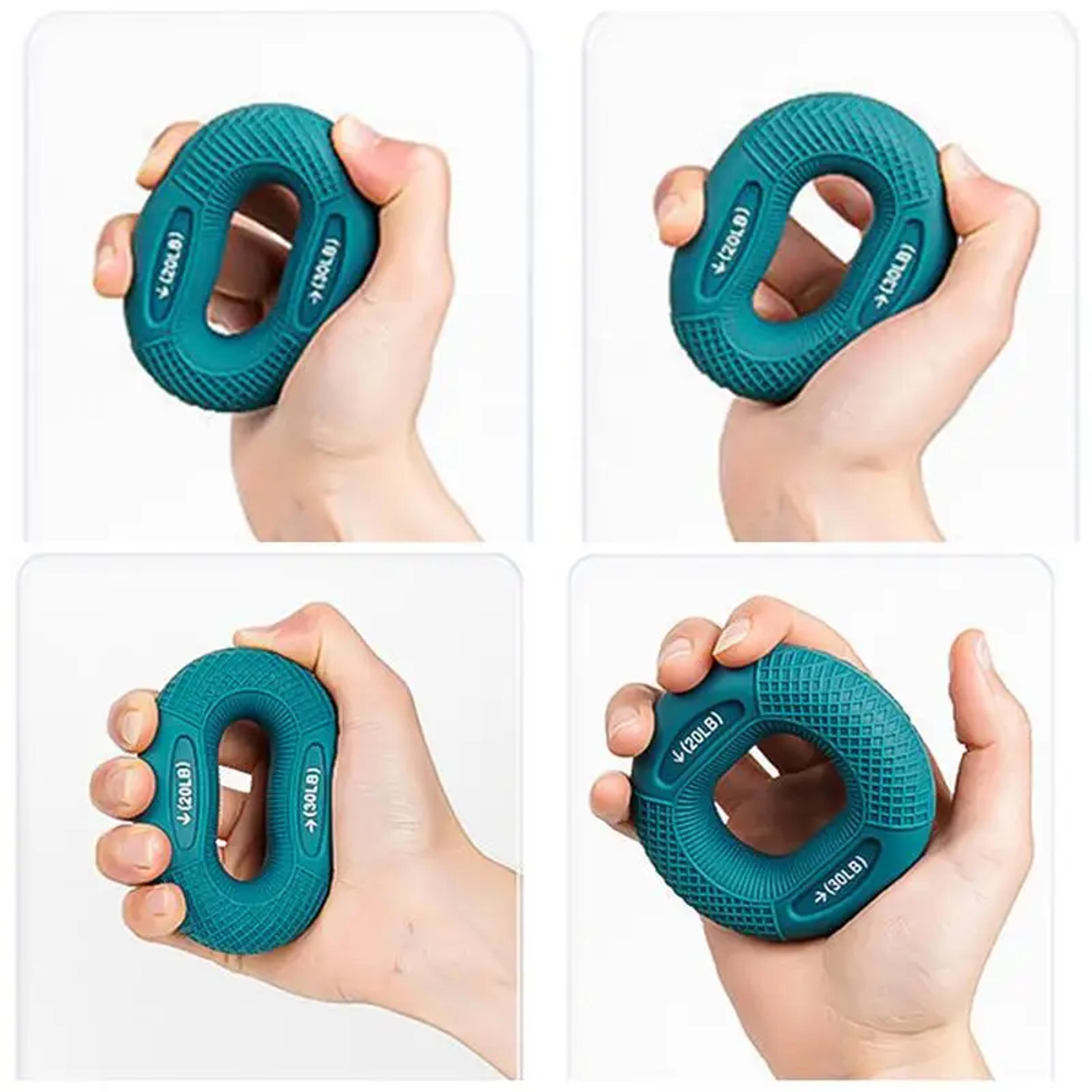 Adjustable Silicone Finger Grip Strengthener Ring For Hand And Wrist Exercise Carpal Tunnel Relief  5