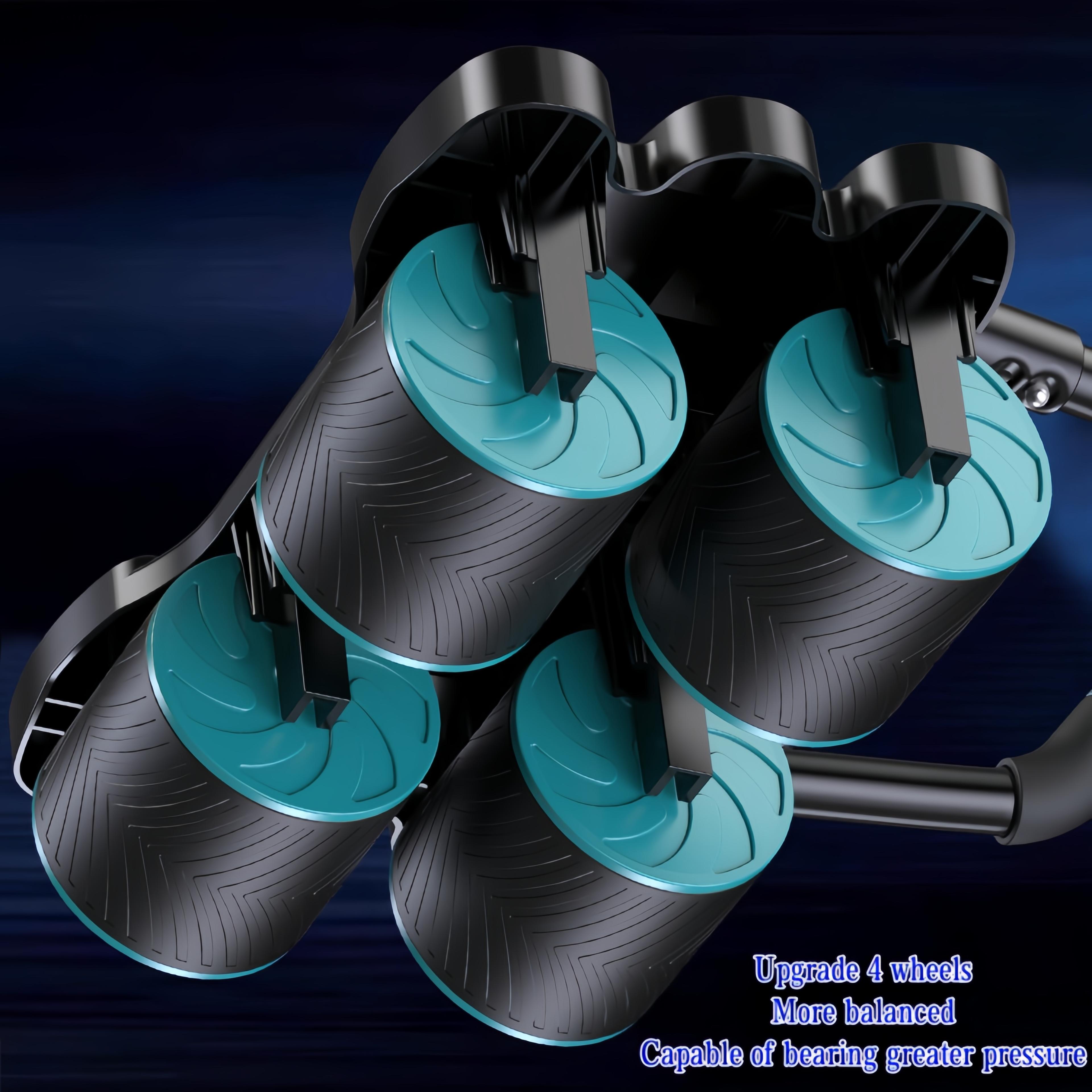 Silent Abdominal Exercise Wheel With Automatic Rebound Function Perfect For Waist And Abdominal Mus 3