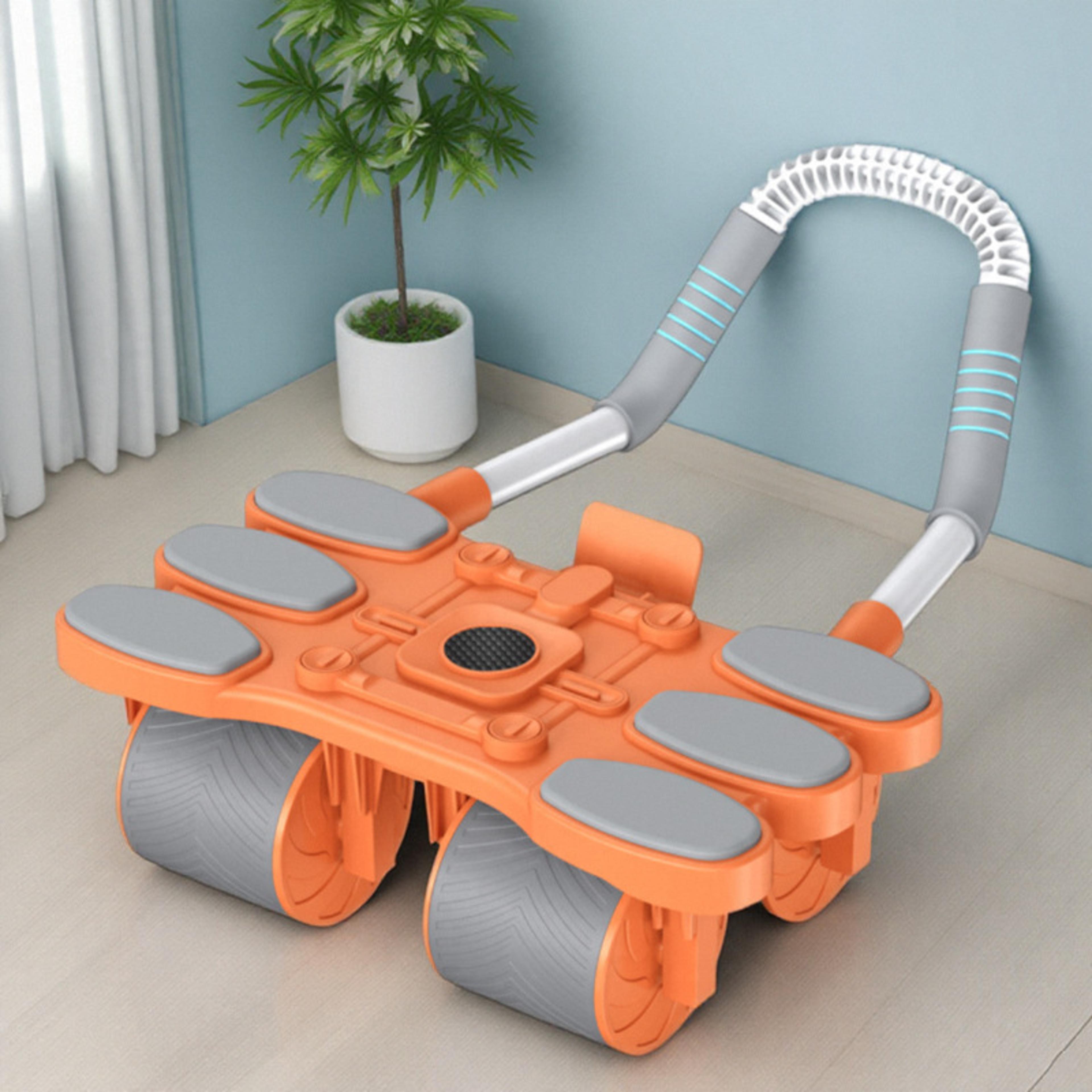 Silent Abdominal Exercise Wheel With Automatic Rebound Function Perfect For Waist And Abdominal Mus 9