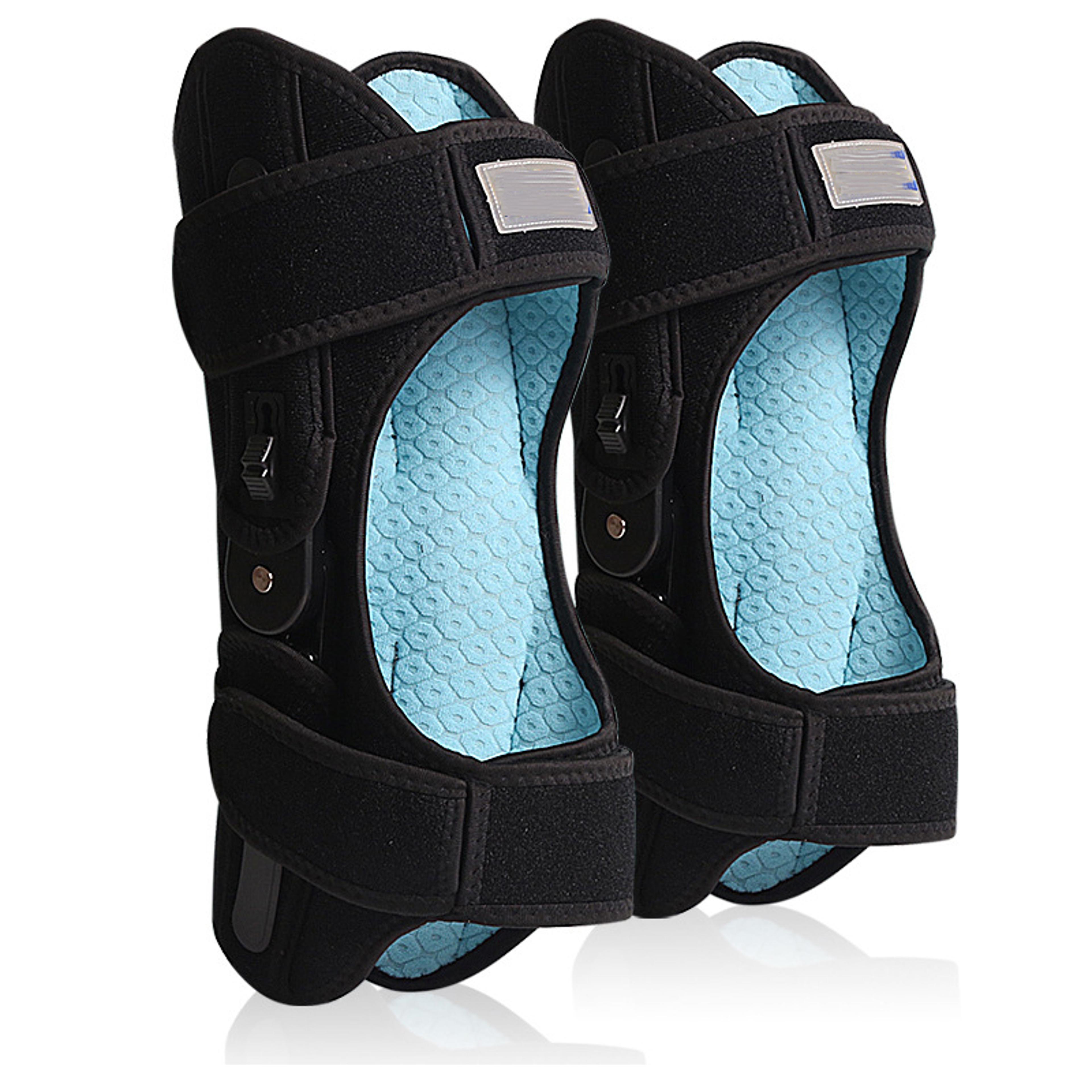 Knee Rehabilitation Adjustable Exoskeleton Walking Aid Gear Protective Leg Joint Training Knee Brac 2