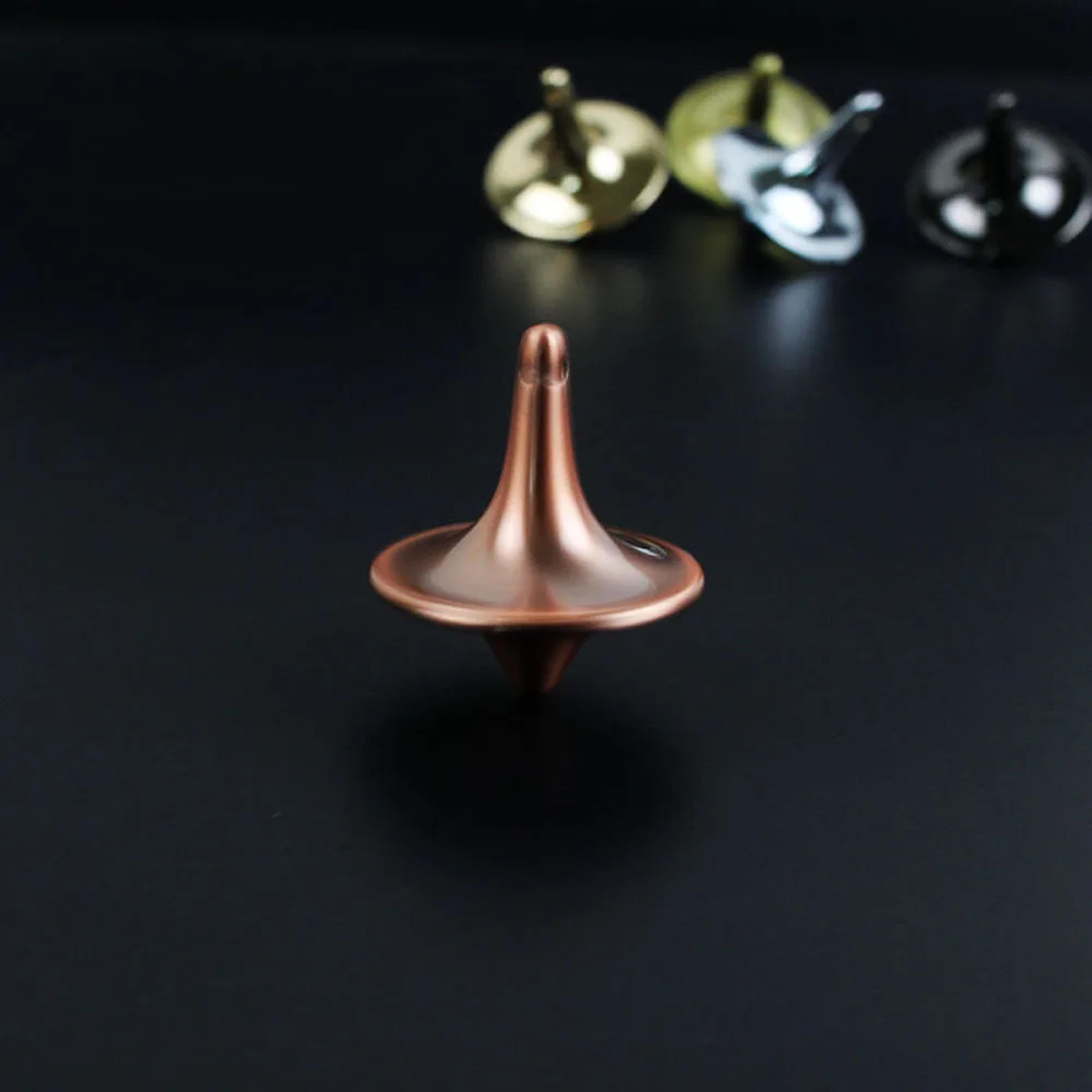 Totem Print Spinning Top Metal Gyro For Great Accuracy And Silver Performance 8