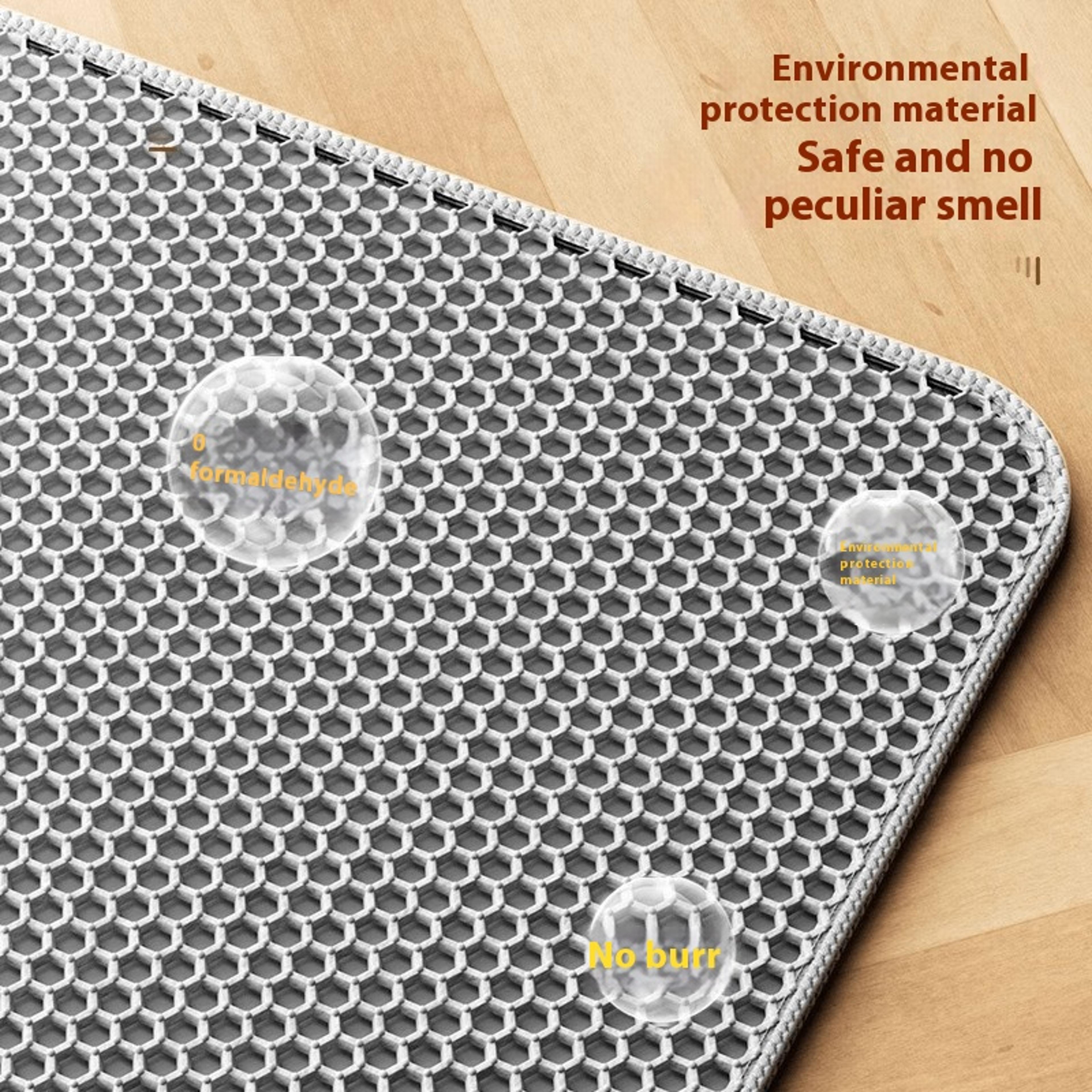 Heavy Duty Waterproof Cat Litter Mat Extra Large Non Slip Washable Sand Stopper 3