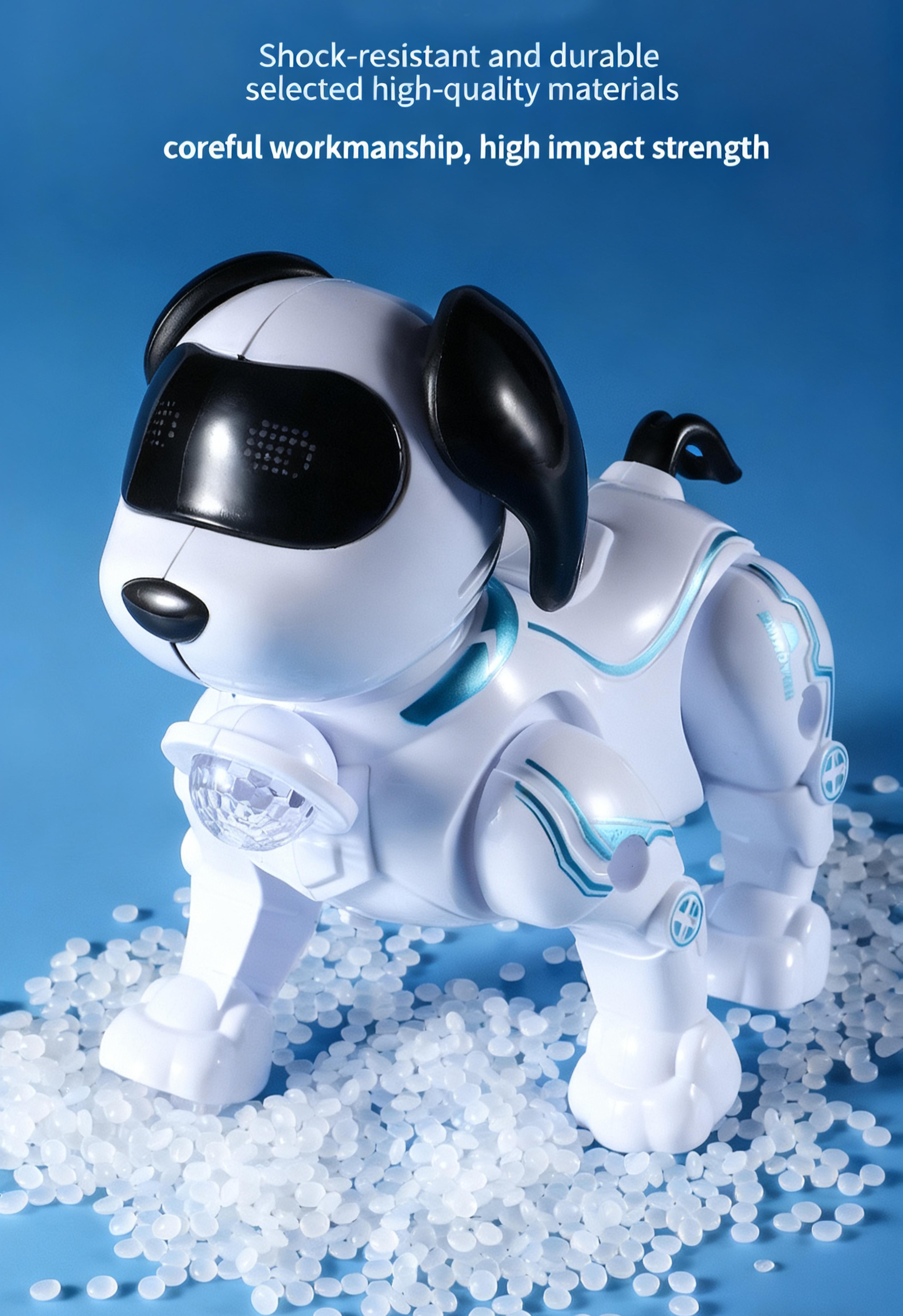 Bright Projection Lights Cute Toy Dog With Cool Features Flexible Crawling Movement 3