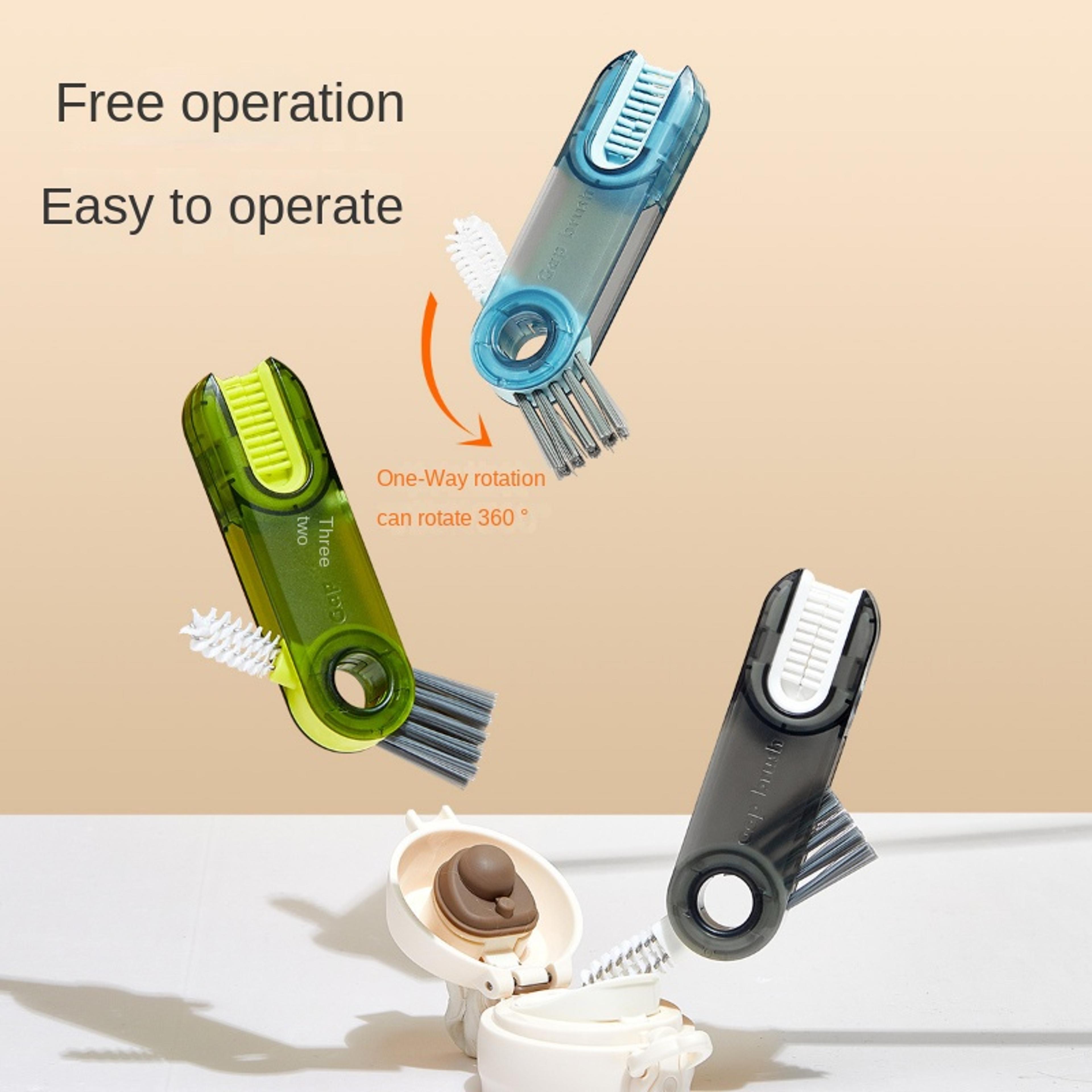 Mini Silicone Ushaped Cup Brush Bottle Gap Cleaner Brush Multifunctional Cleaning Tool For Water Bo 2