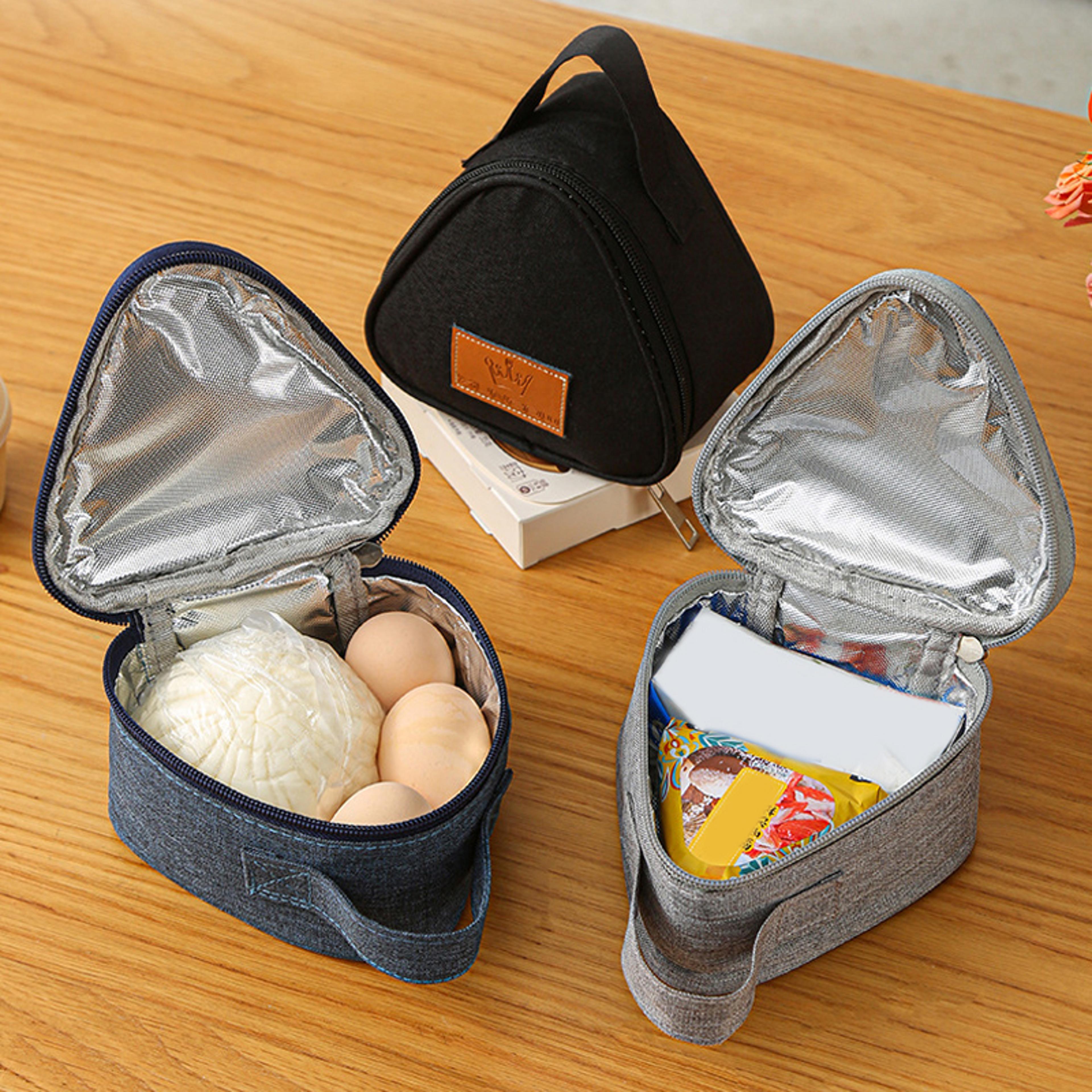Mini Aluminum Foil Lunch Bag Cute Triangular Insulation Bag For Rice Balls Portable Outdoor Lunch B 1