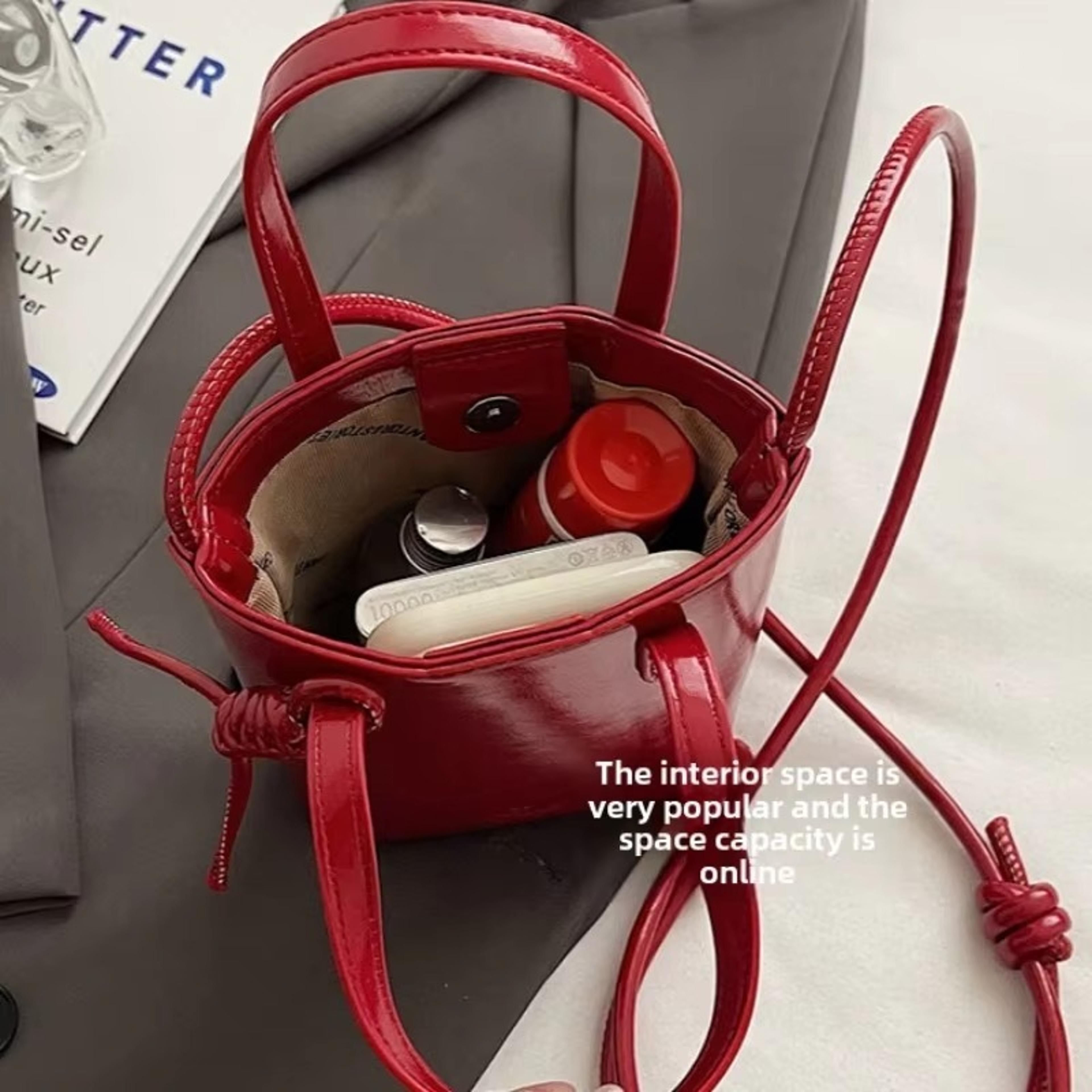 Simple Retro Handbags And Purses PU Leather Mini Crossbody Bag For Women 3
