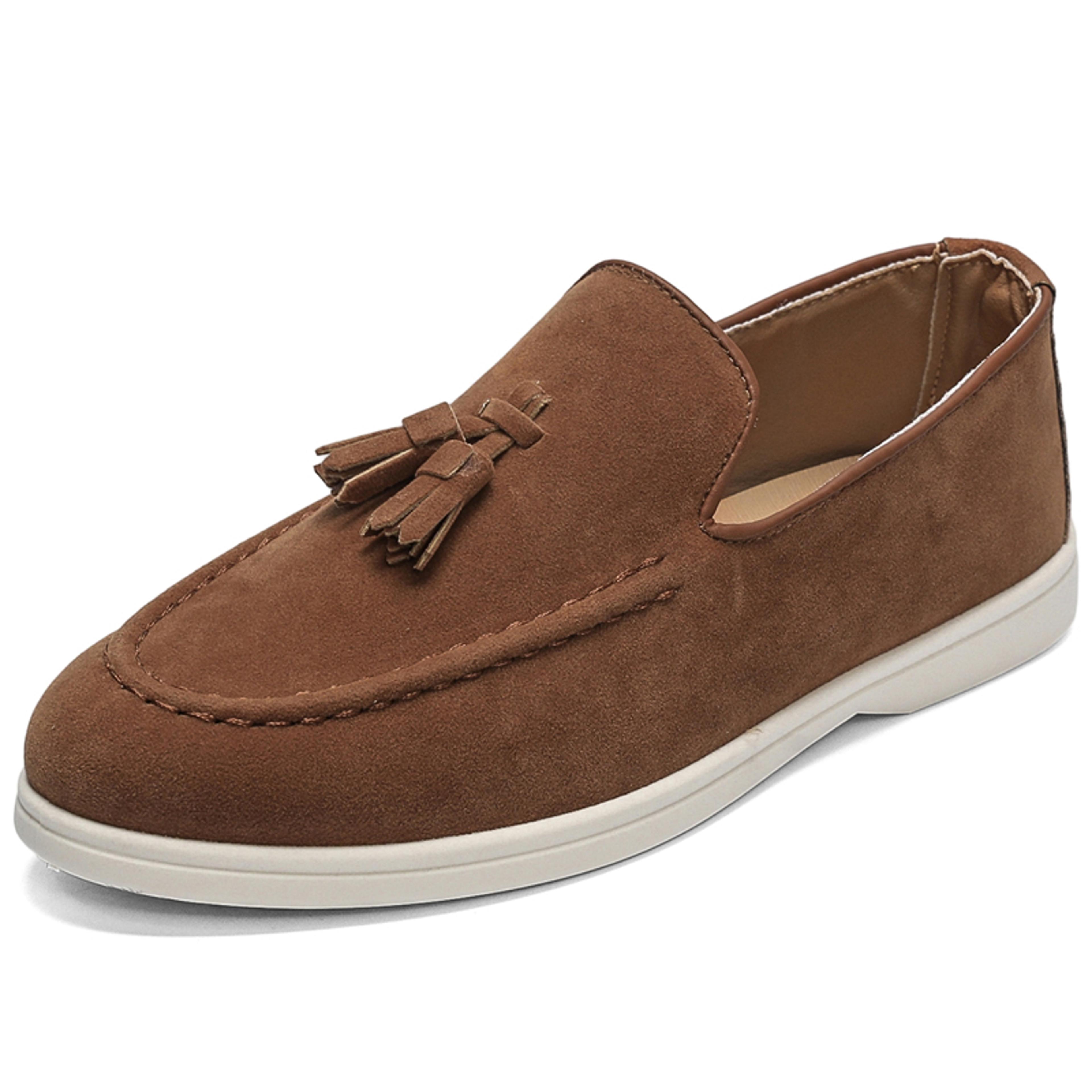 Mens Casual Shoes Classic British Style Tassels Loafers Outdoor Moccasins Flats 9