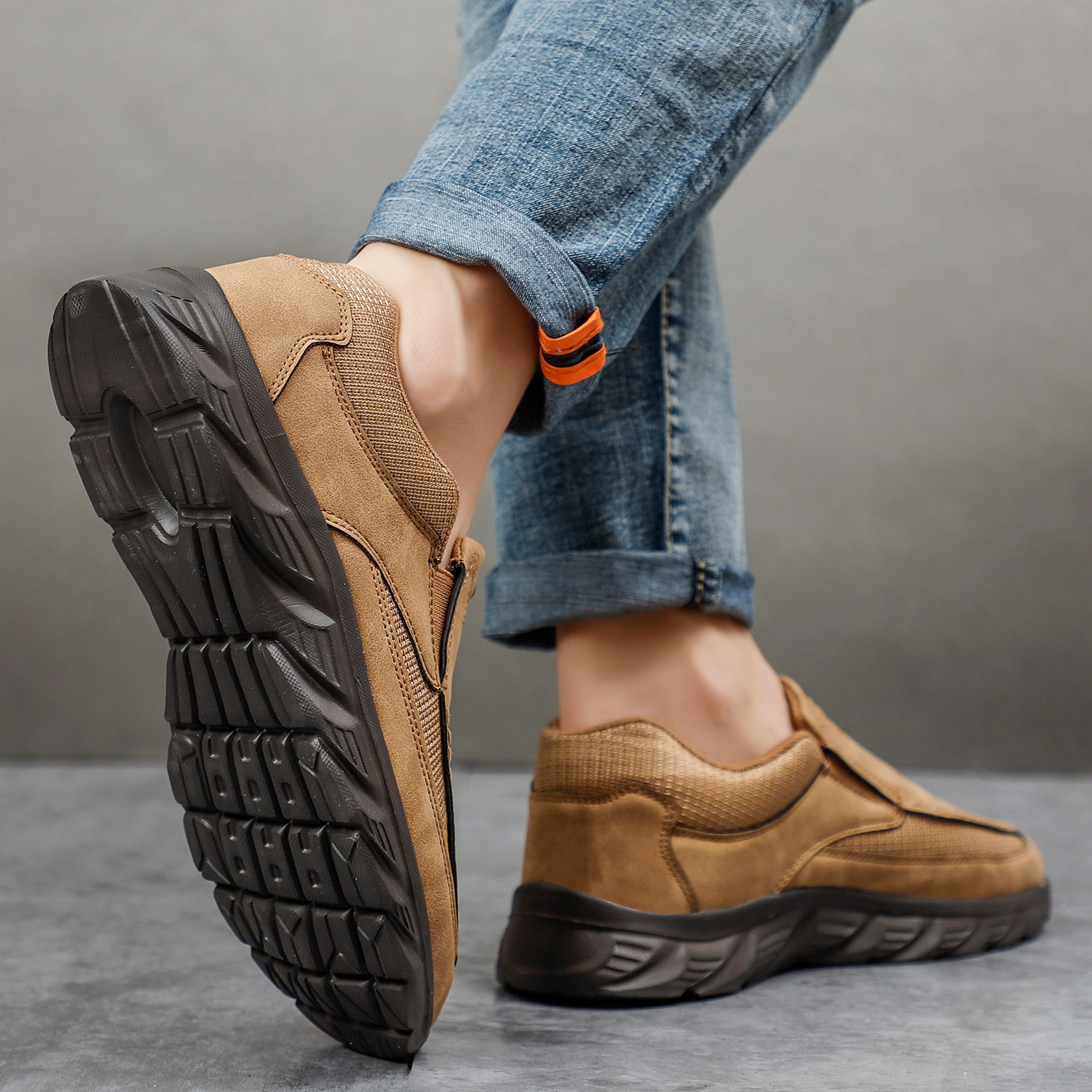 Comfortable Walking Luxury Brand Men Sneakers Slip On Casual Loafers Business Driving Footwear For  1