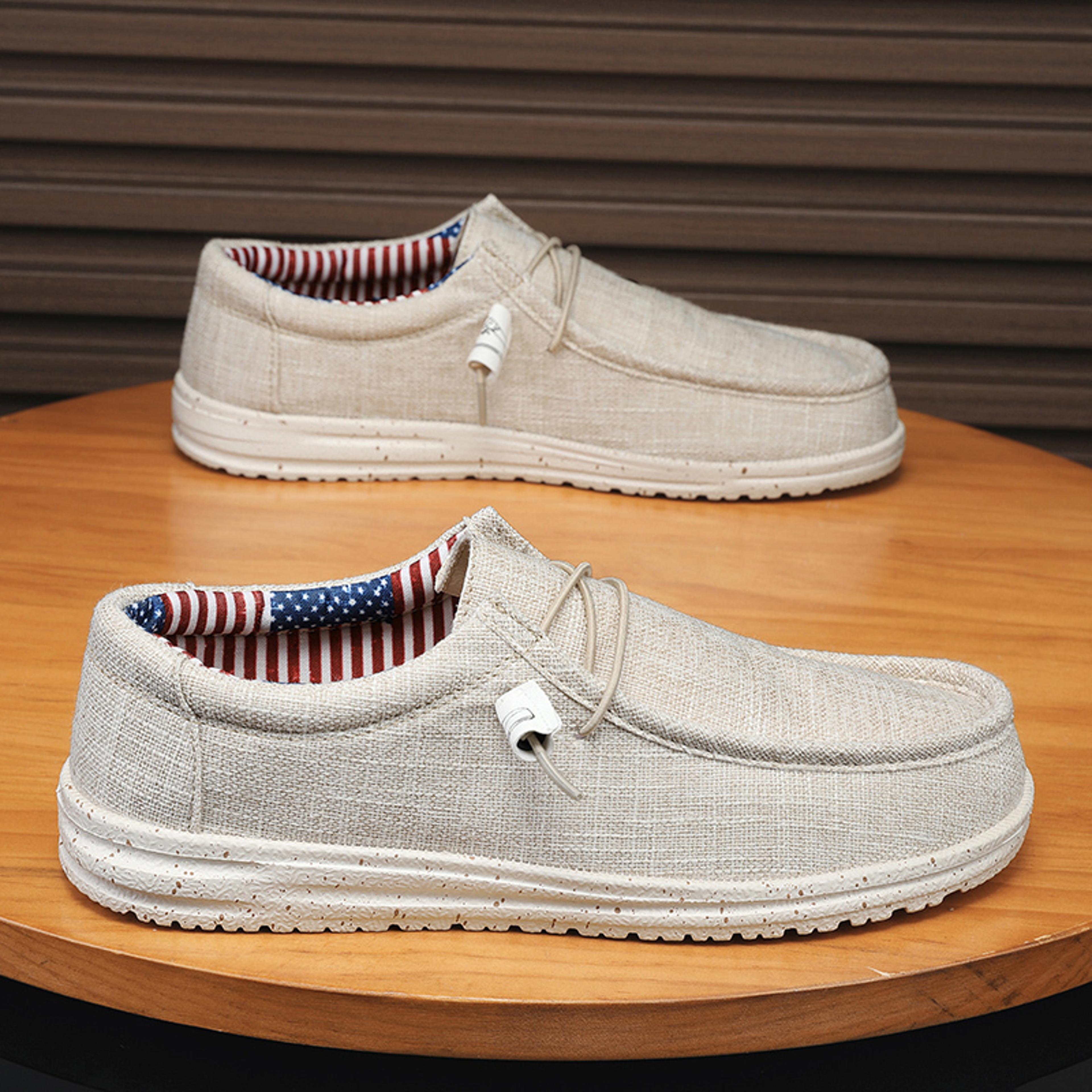 Comfortable Men Casual Shoes Lightweight Plus Size Sneakers Loafers For Walking 6