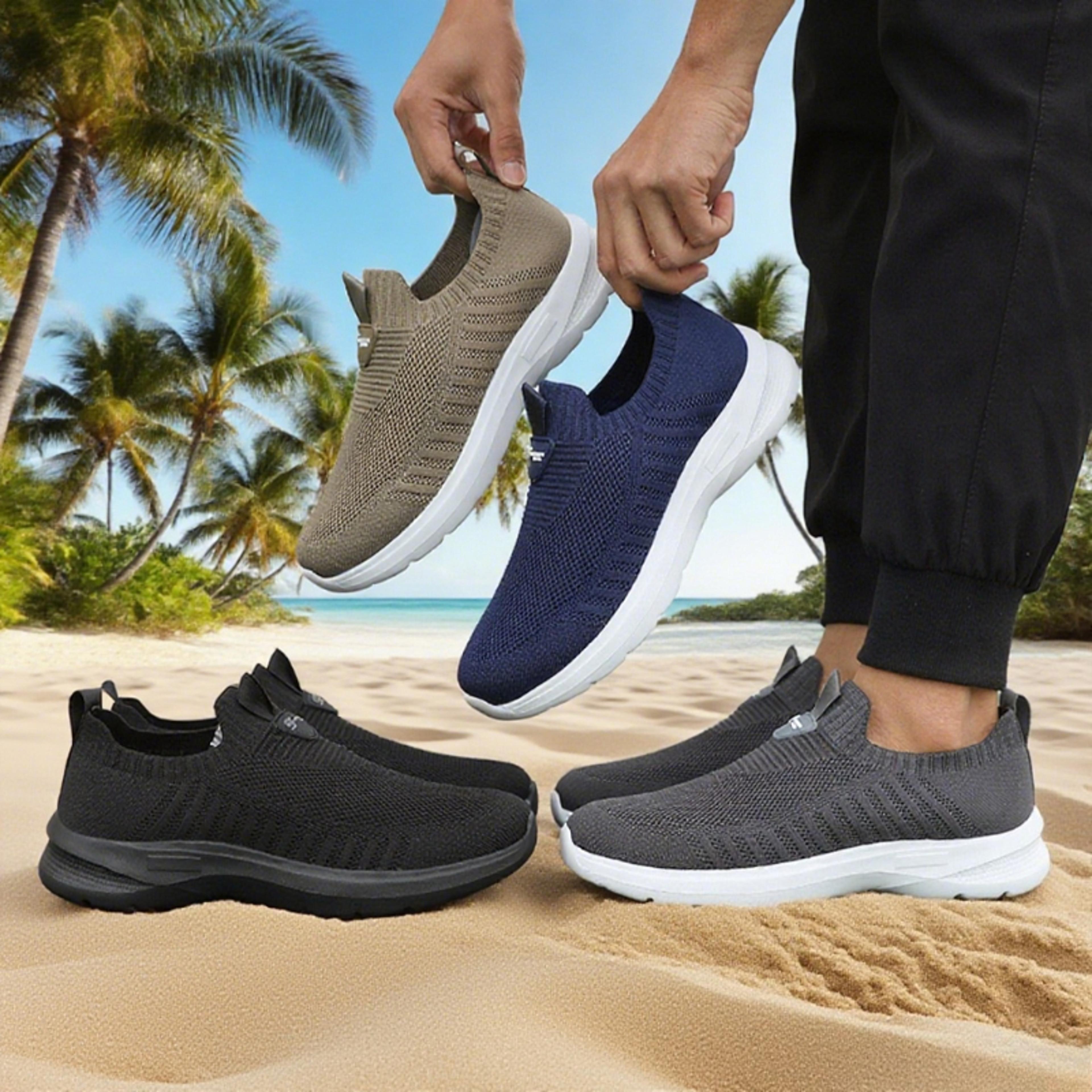 Outdoor Breathable Athletic Gym Running Shoes Fashion Casual Sneakers Lightweight Men Tennis Footwe 2