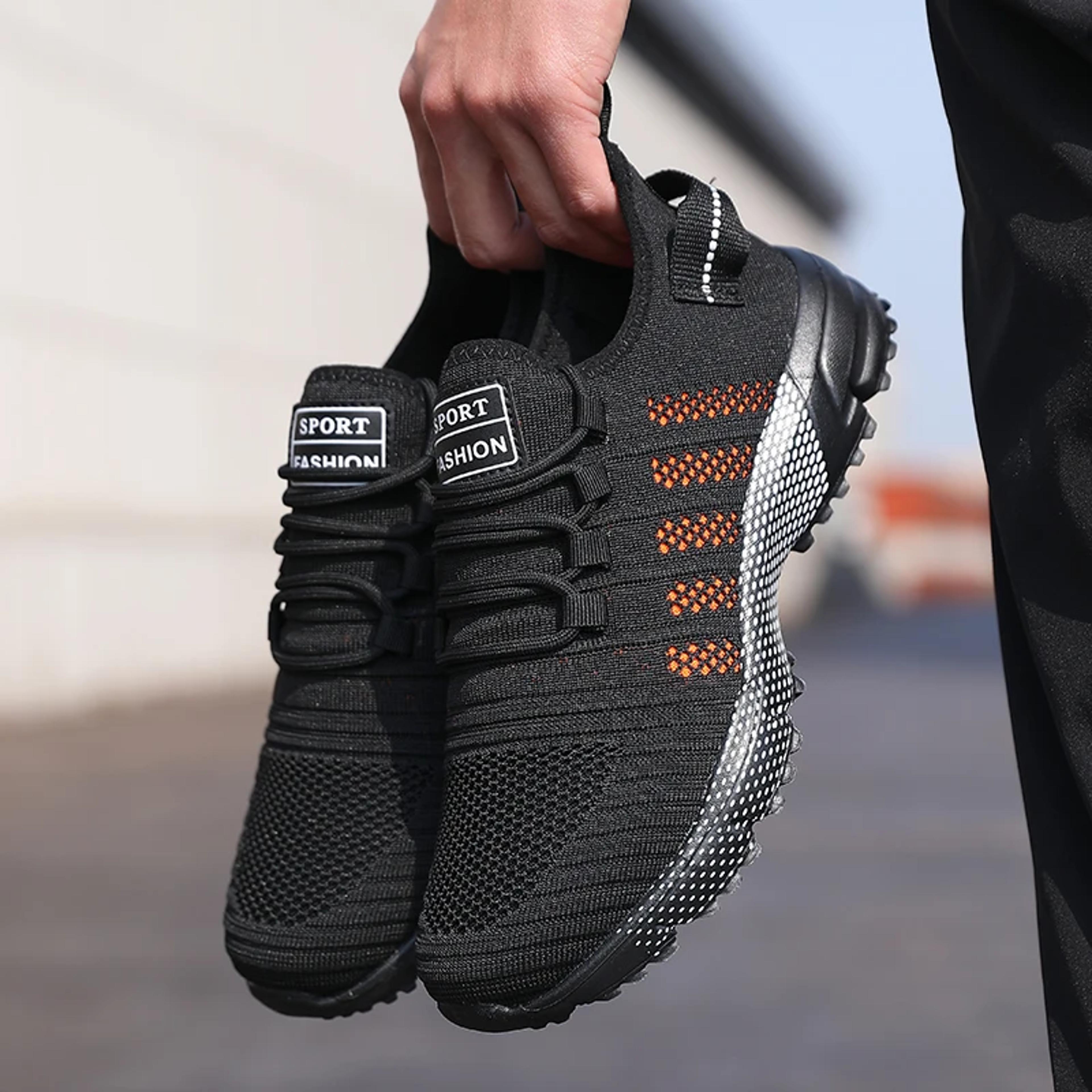 Breathable Running Shoes Men Casual Sneakers Soft Soled Slipon Trainers 8