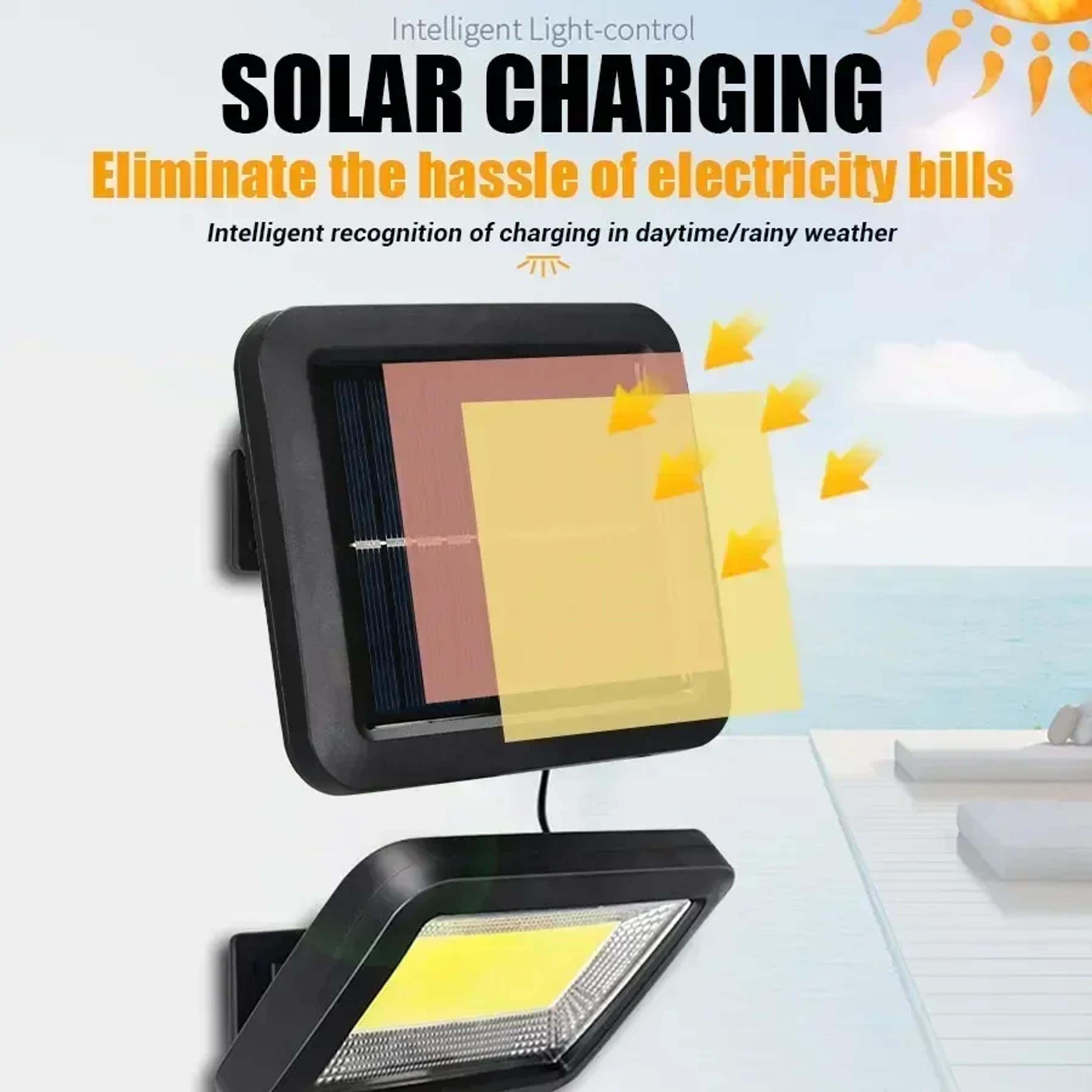 Waterproof Solar Lights Outdoor Motion Sensor Split Wall Lamp Street Light For Home Garden 2