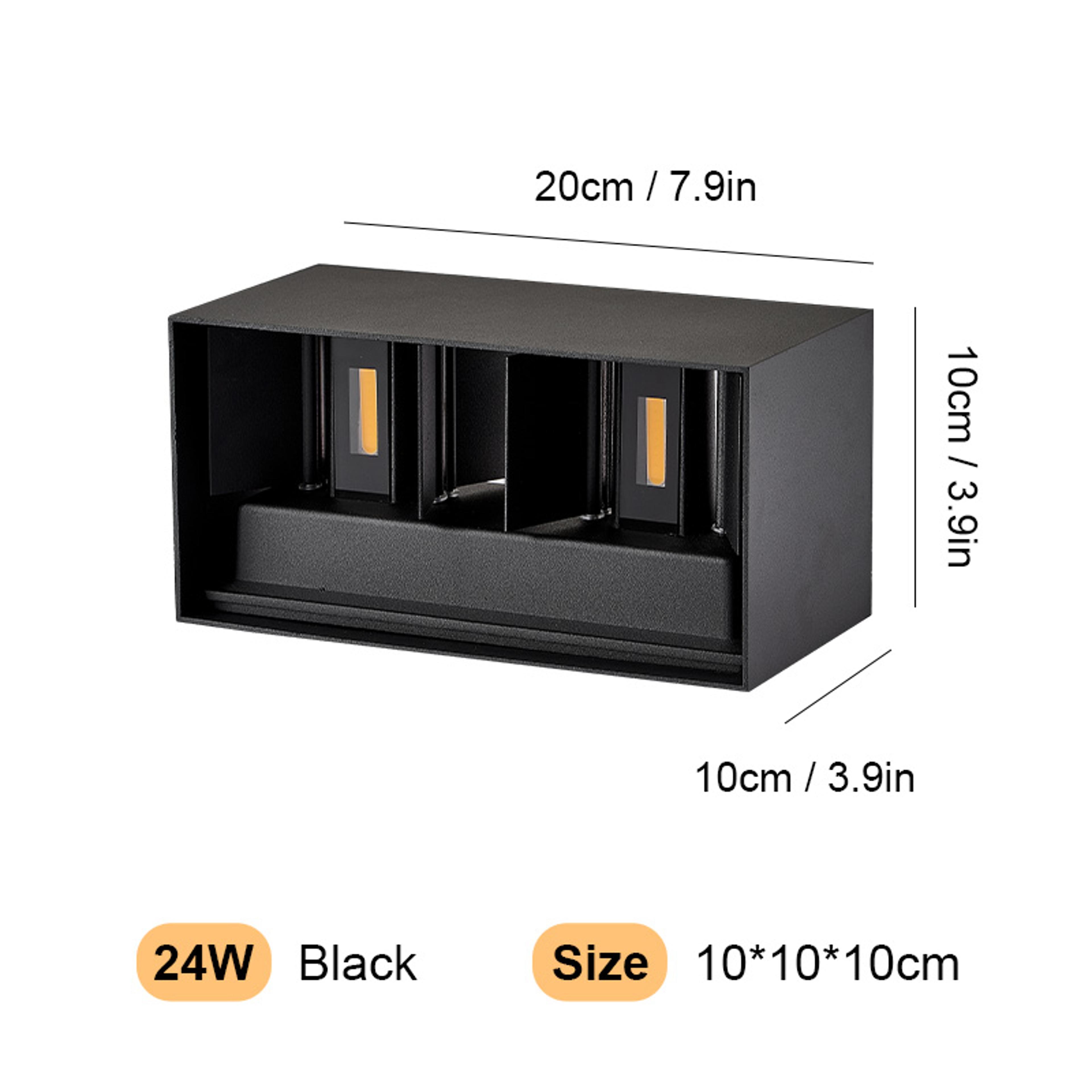 Aluminum LED Wall Lamp Outdoor Porch Garden Lights Waterproof Interior Wall Light 9