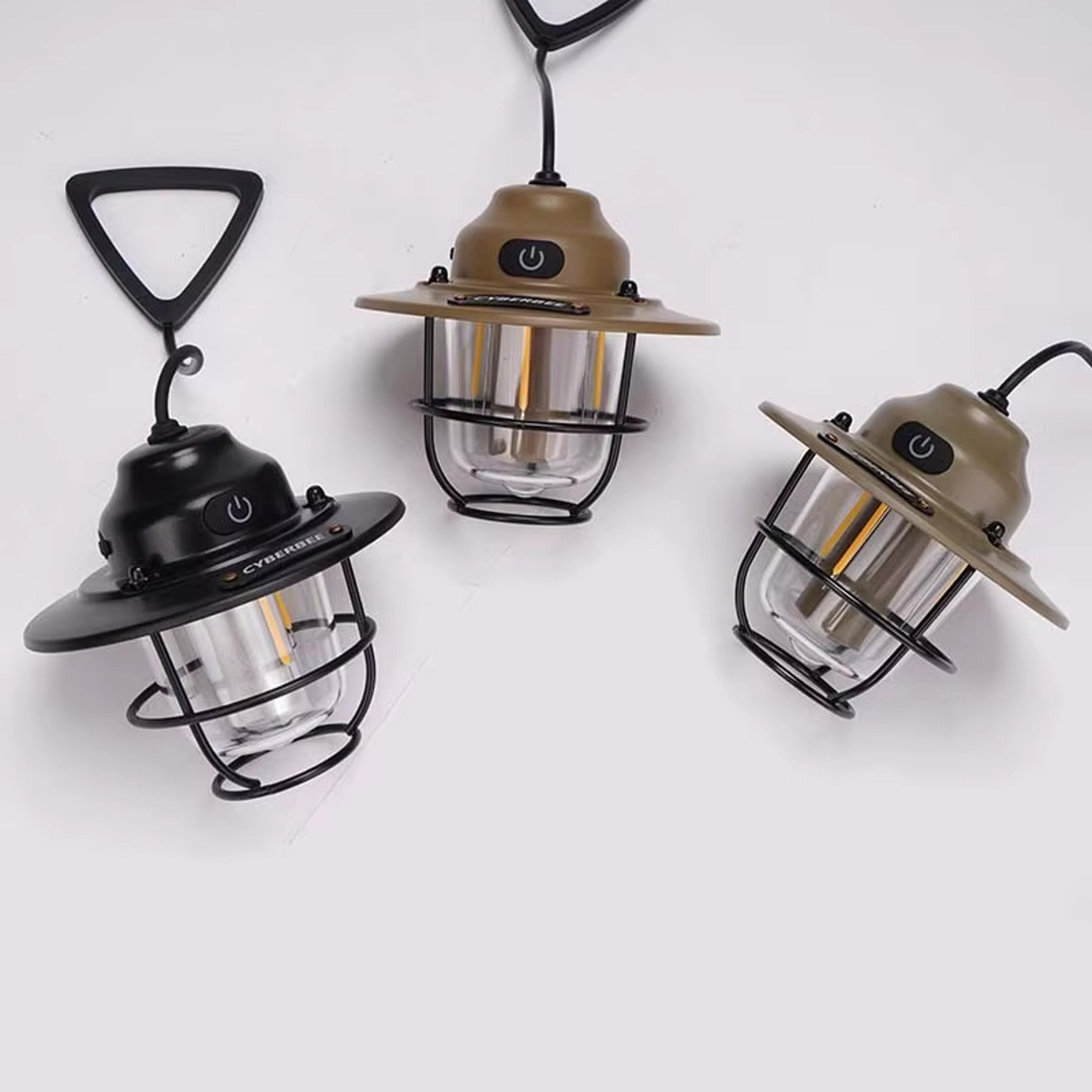 Camping Ambient Light Vintage Pendant Light With Ultra Long Life Rechargeable Battery 4