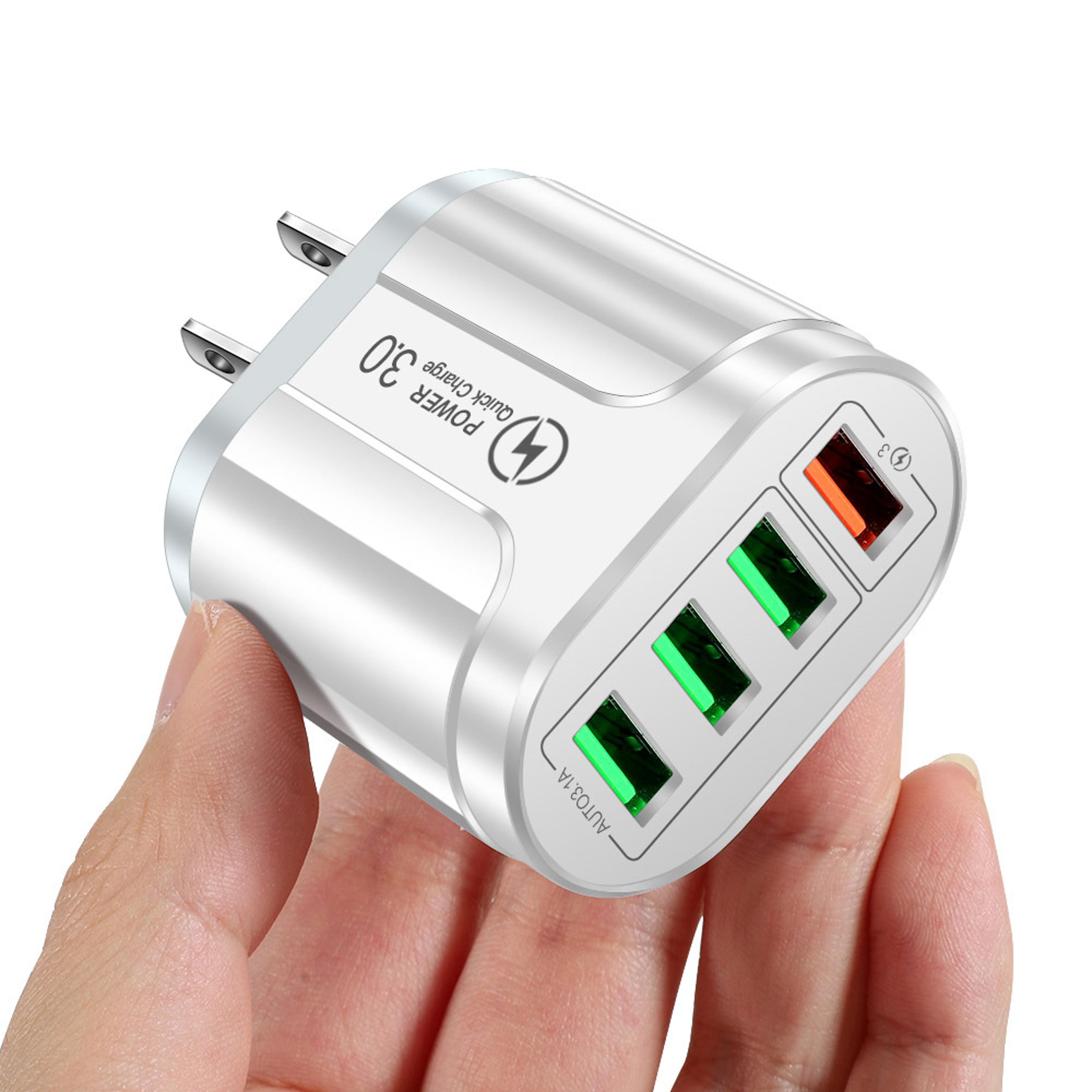 4 Port USB Wall Charger Fast Charger QC For IPhone Samsung Huawei Xiaomi Mobile Phone Adapter 6