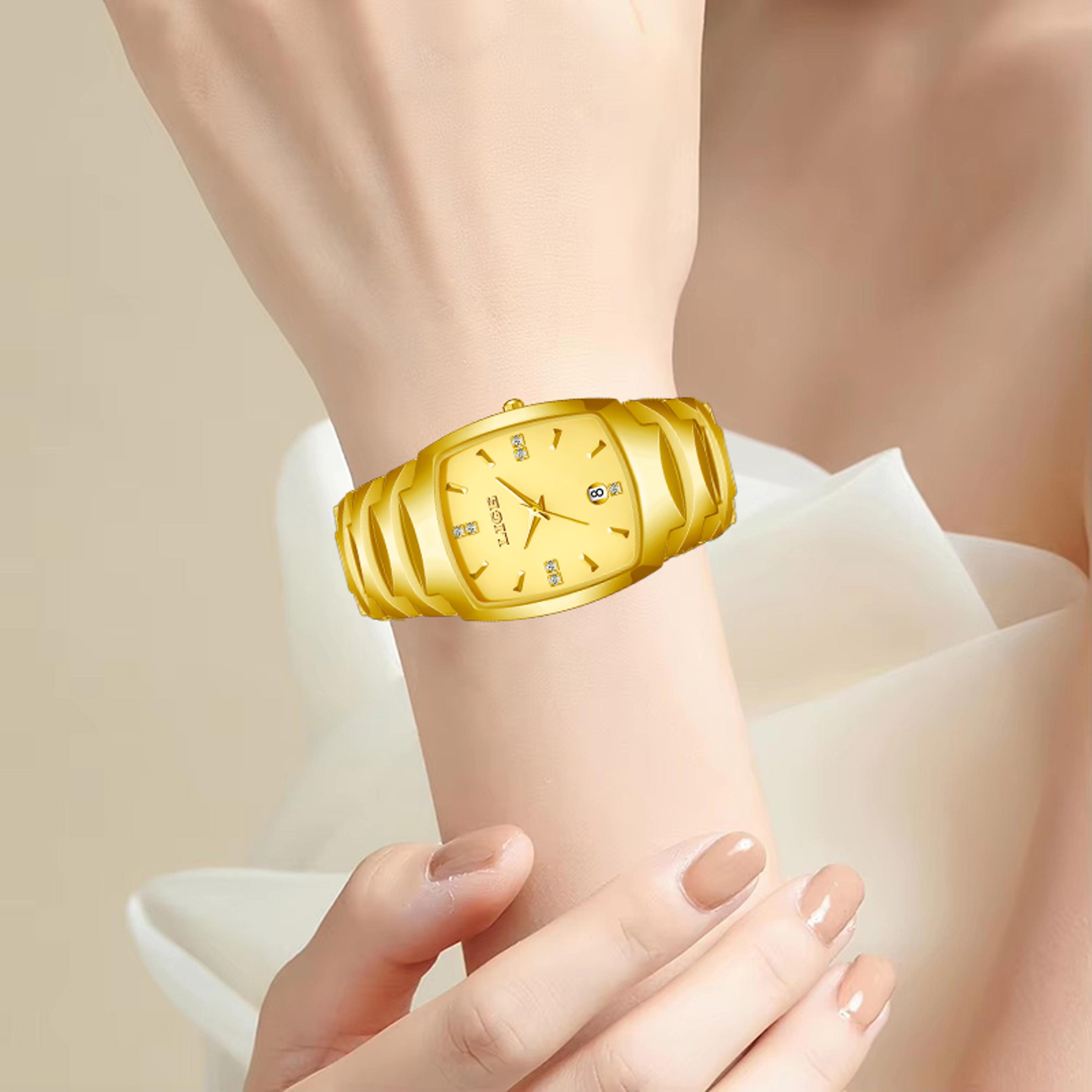 Elegant Stainless Steel Casual Quartz Watches For Women Fashion Luxury Woman Watch Calendar Ladies  7