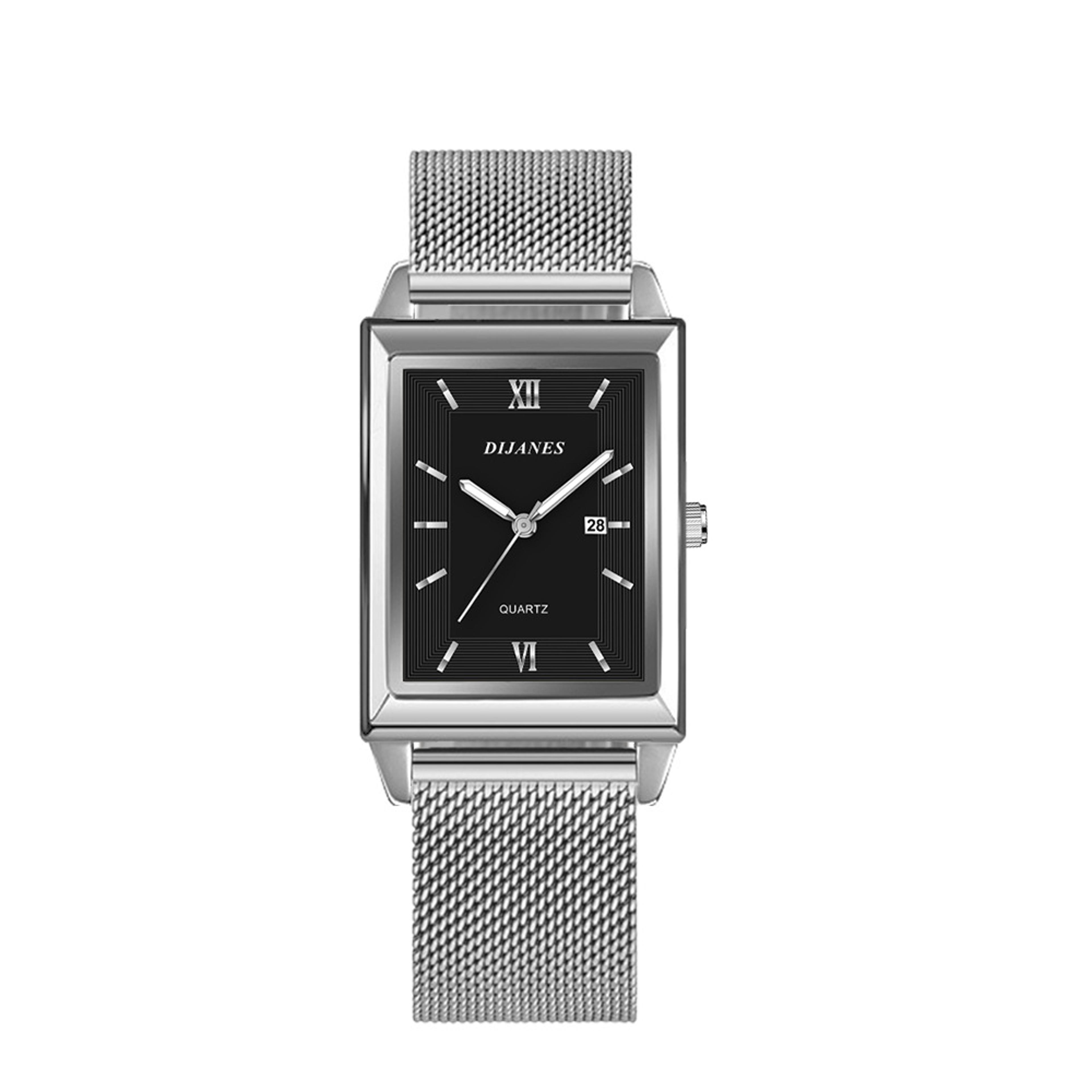 Stainless Steel Quartz Wristwatch For Women New Luxury Fashion Gold Watch Ladies Calendar Timepiece 6