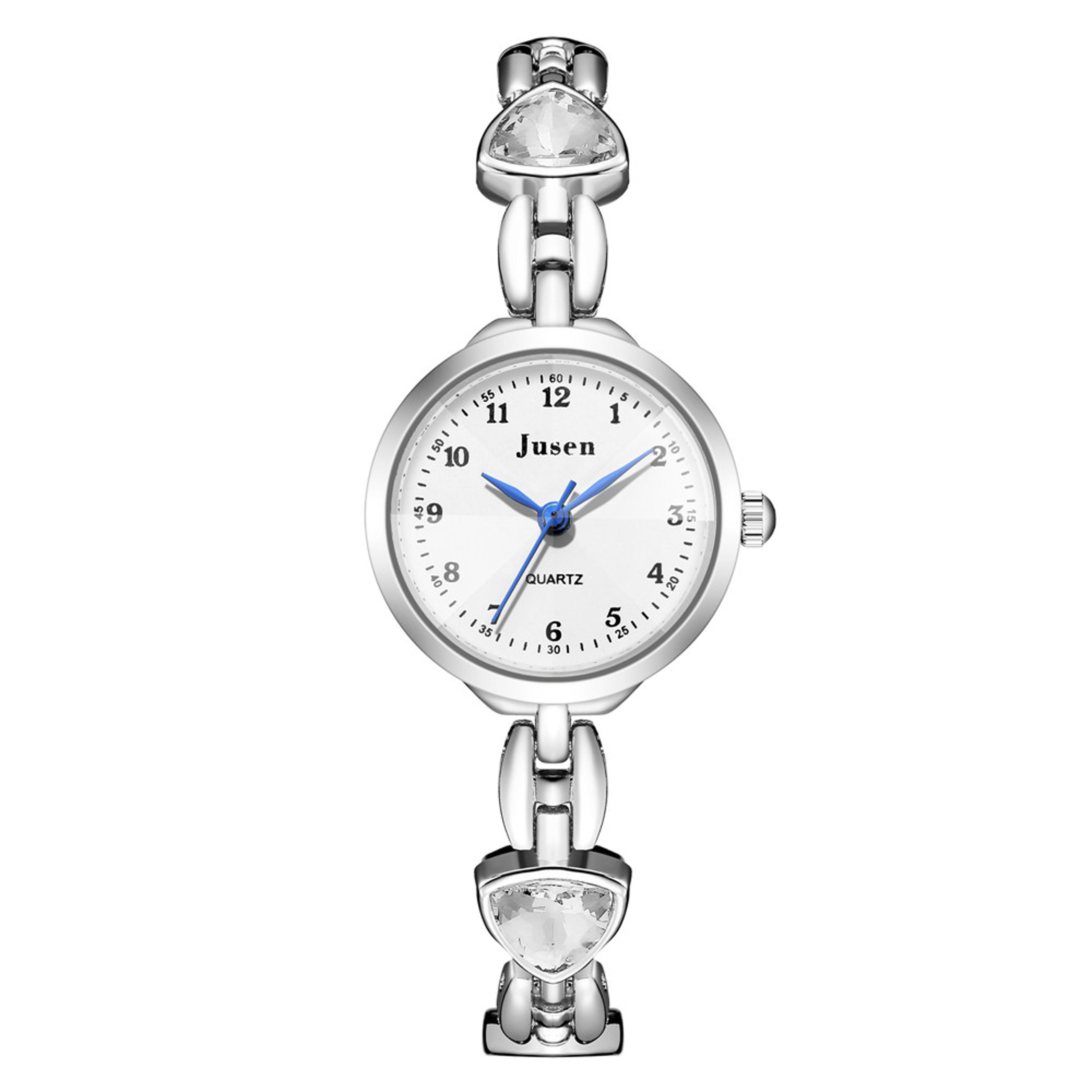 Elegant Fashion Rhinestone Small Dial Quartz Bracelet Women Watch Stylish Women Wrist Watch Luxury  4