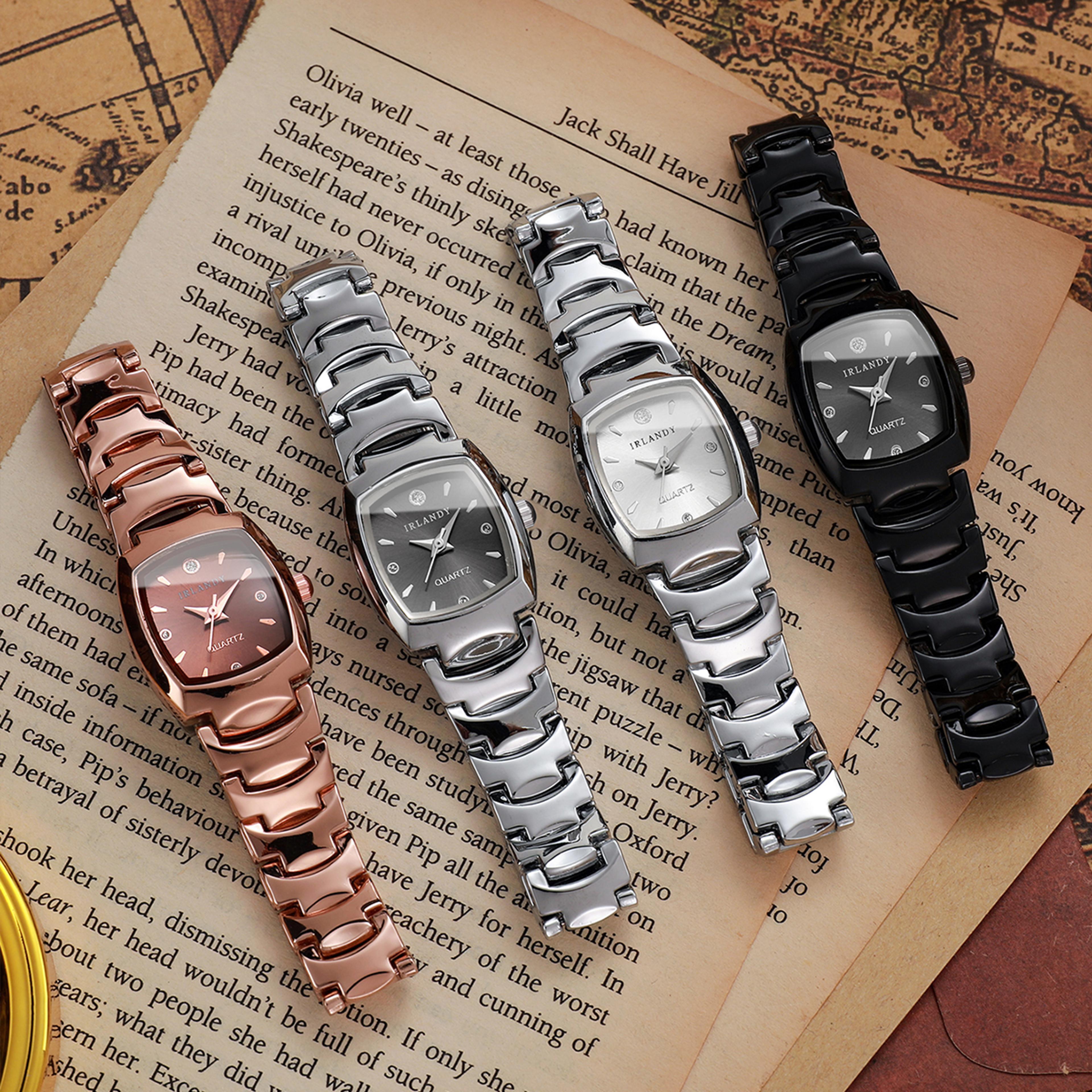 Fashion Square Analog Quartz Watch Elegant Women Watches Ladies Wristwatch Clock 4