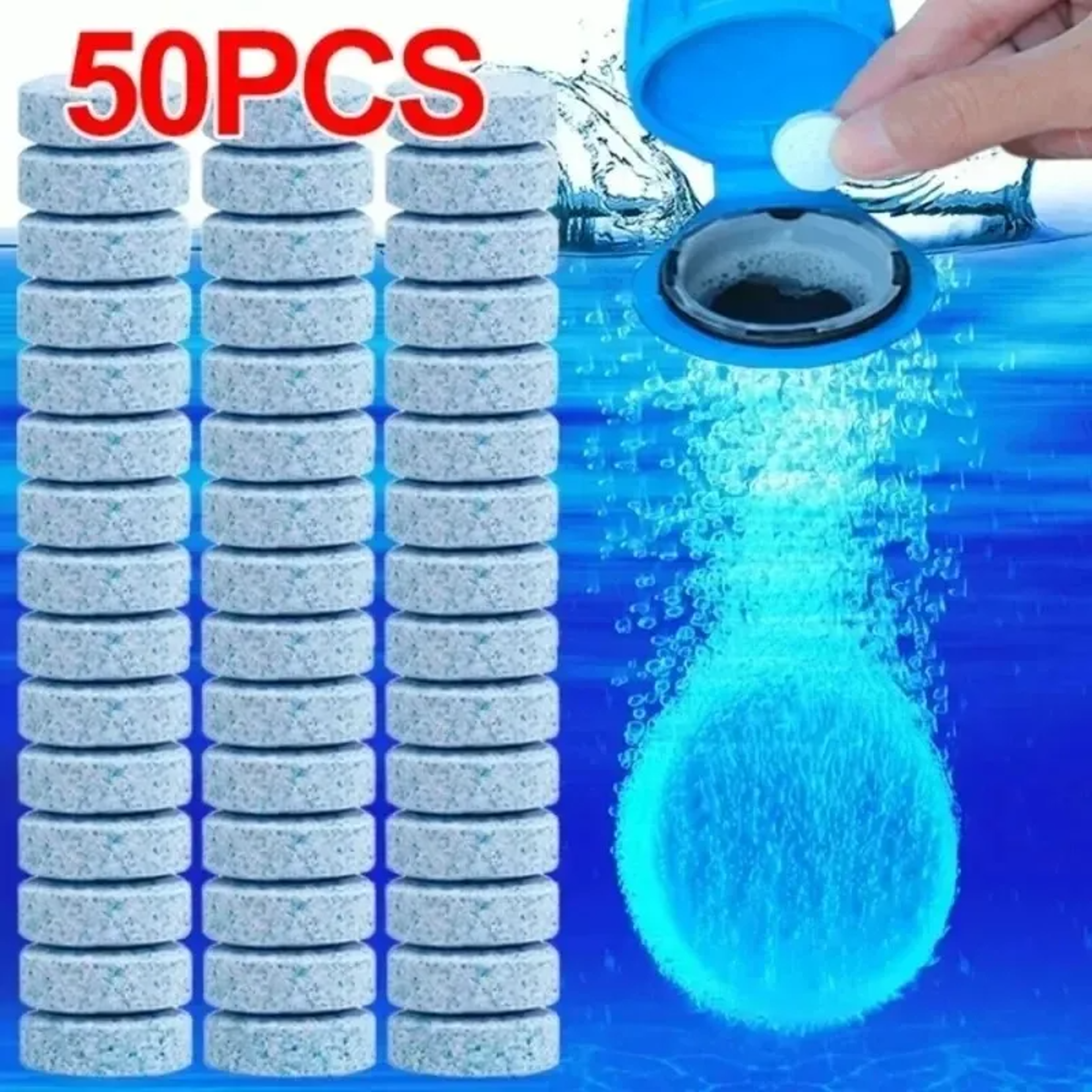Effervescent Tablet Auto Wiper Glass Cleaner Solid Cleaner Car Windscreen Detergent Cleaning Tablet 0