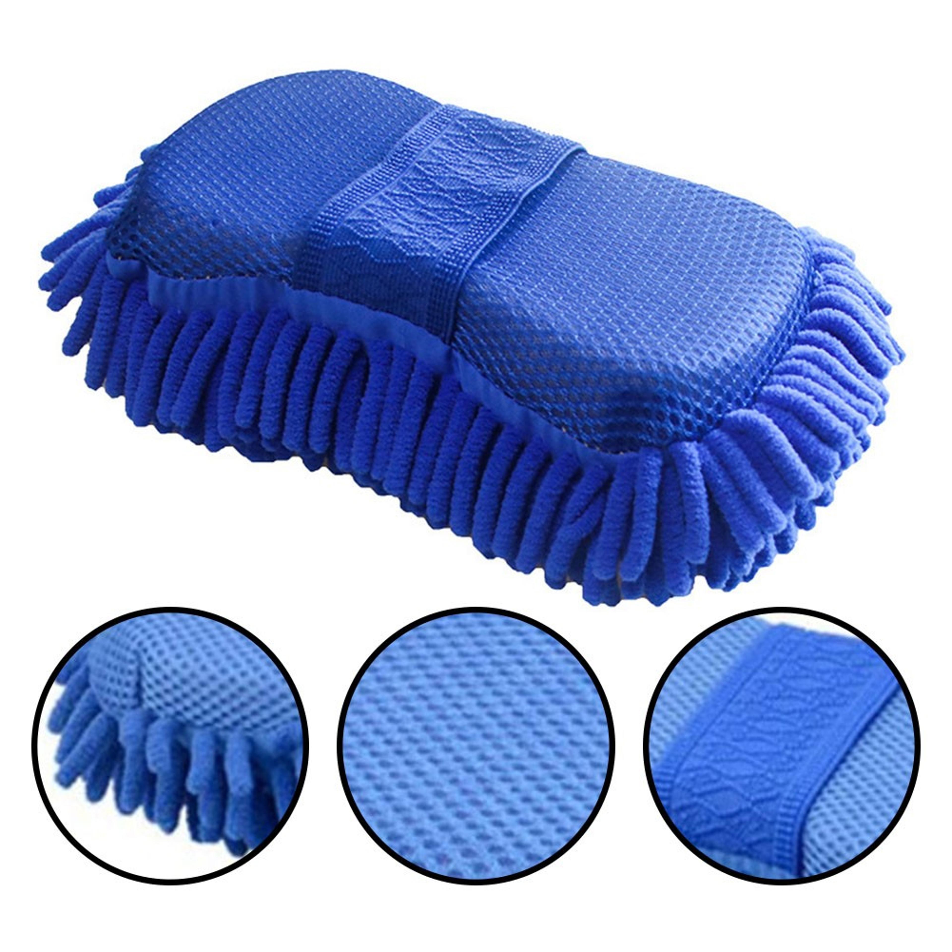 Car Wash Microfiber Chenille Sponge Auto Care Brush Pad Towel  Gloves 2