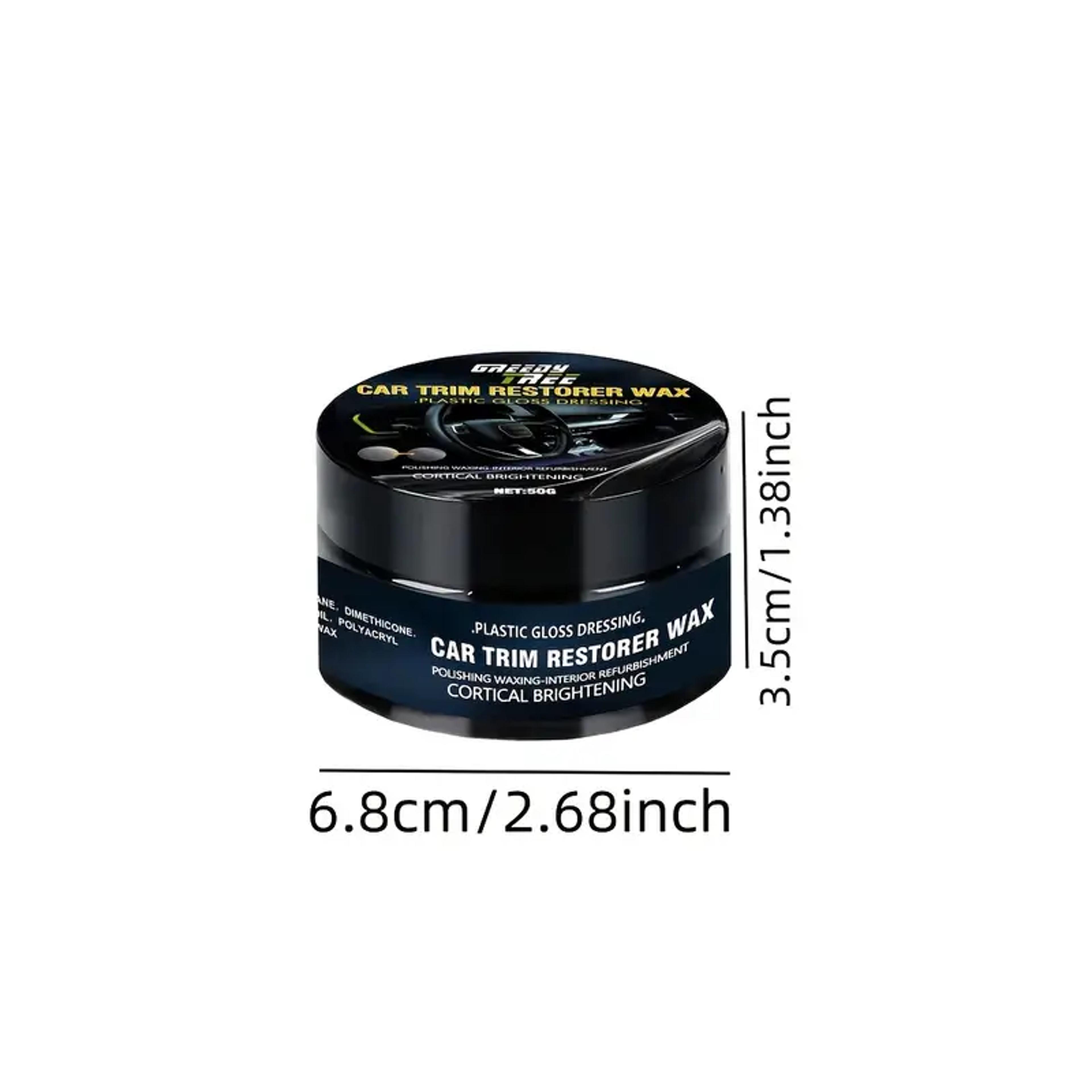 Car Interior And Panel Renewal Wax Crystal Clear Plastic Repair Agent Car Wax Car Polishing Wax Coa 3