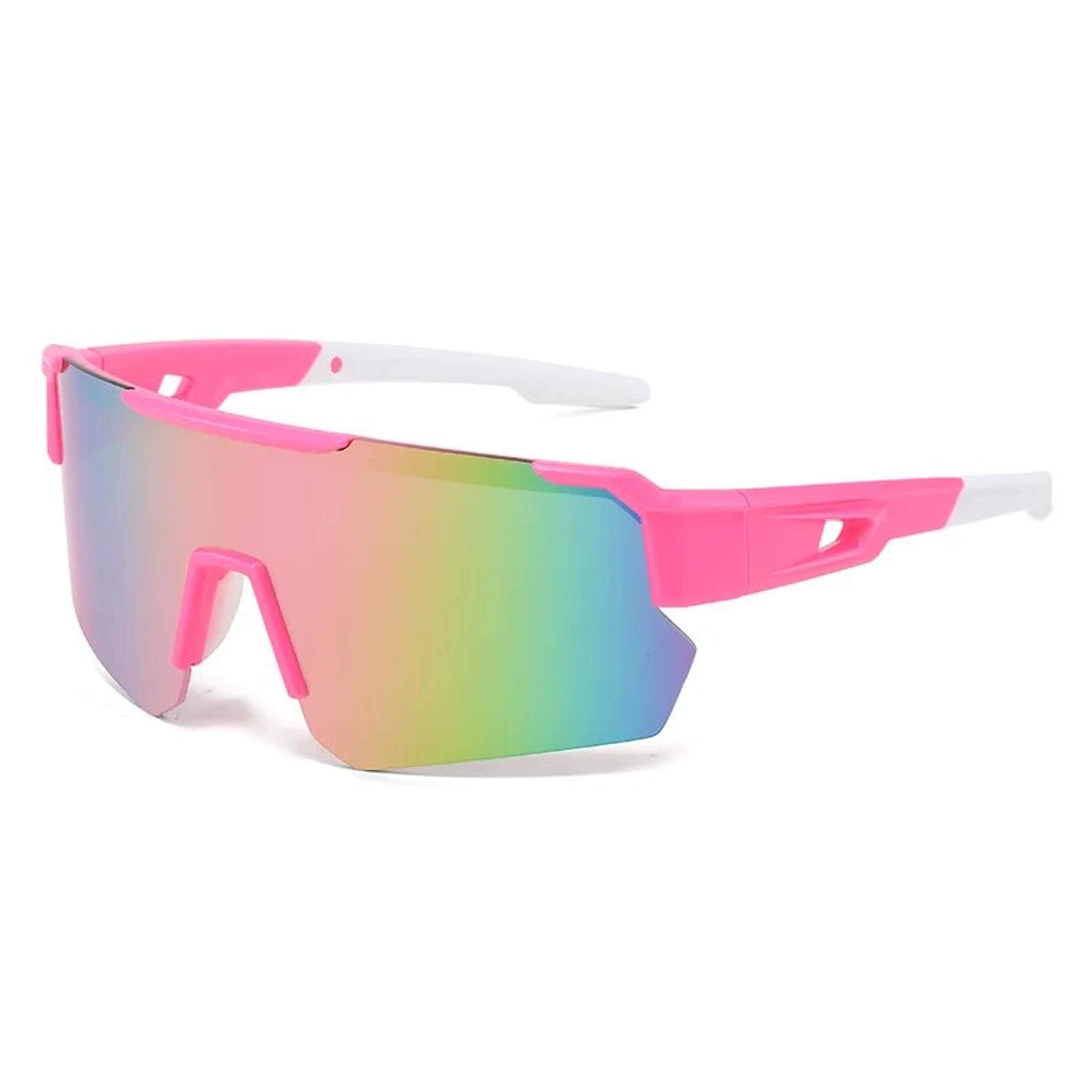 Colorful Pink UV Windproof Outdoor Cycling Sunglasses For Men And Women Mountaineering Goggles 0