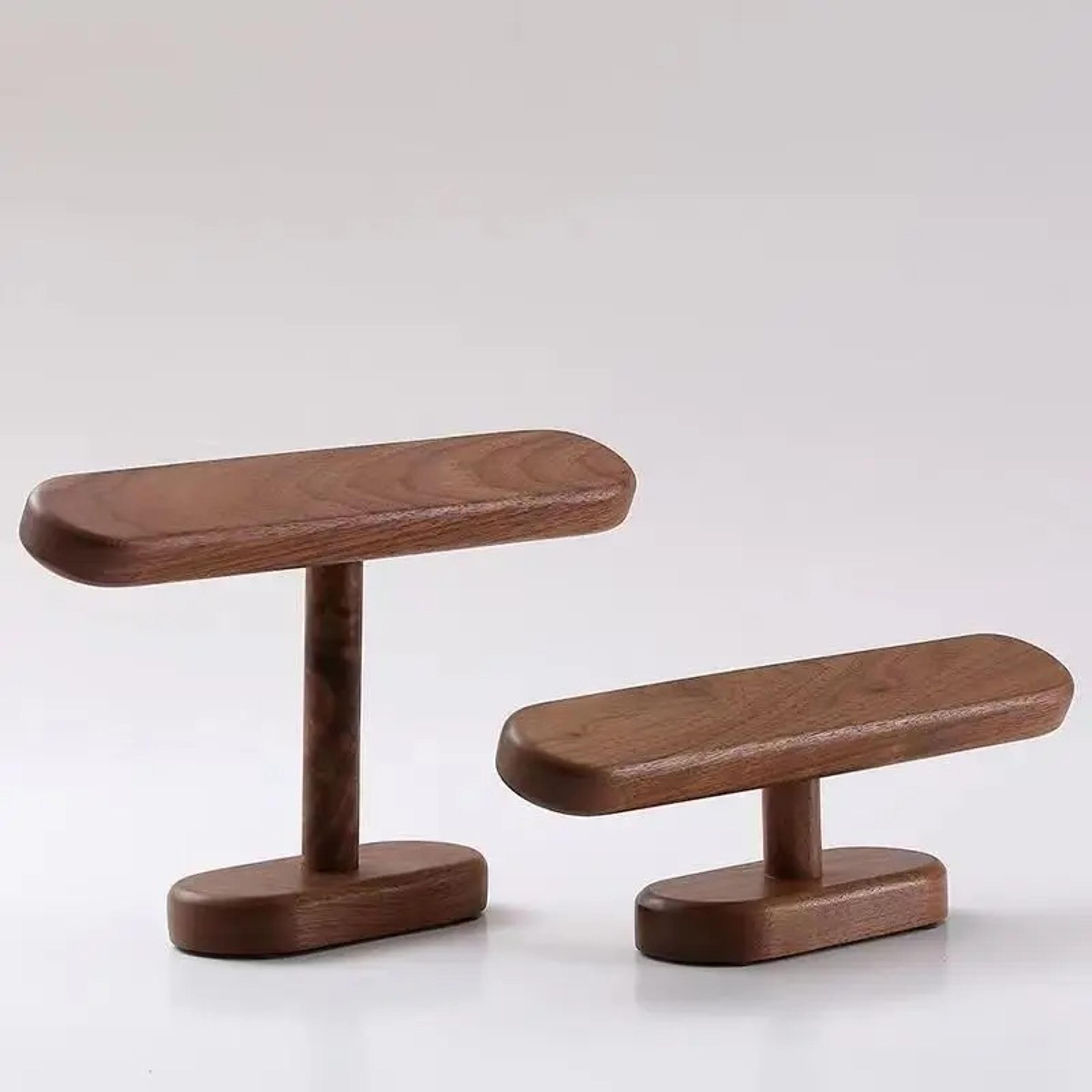 Jewelry Display Holder Walnut Watch Bracket Anklets Hanger Stand Organizer For Counter Shows 4