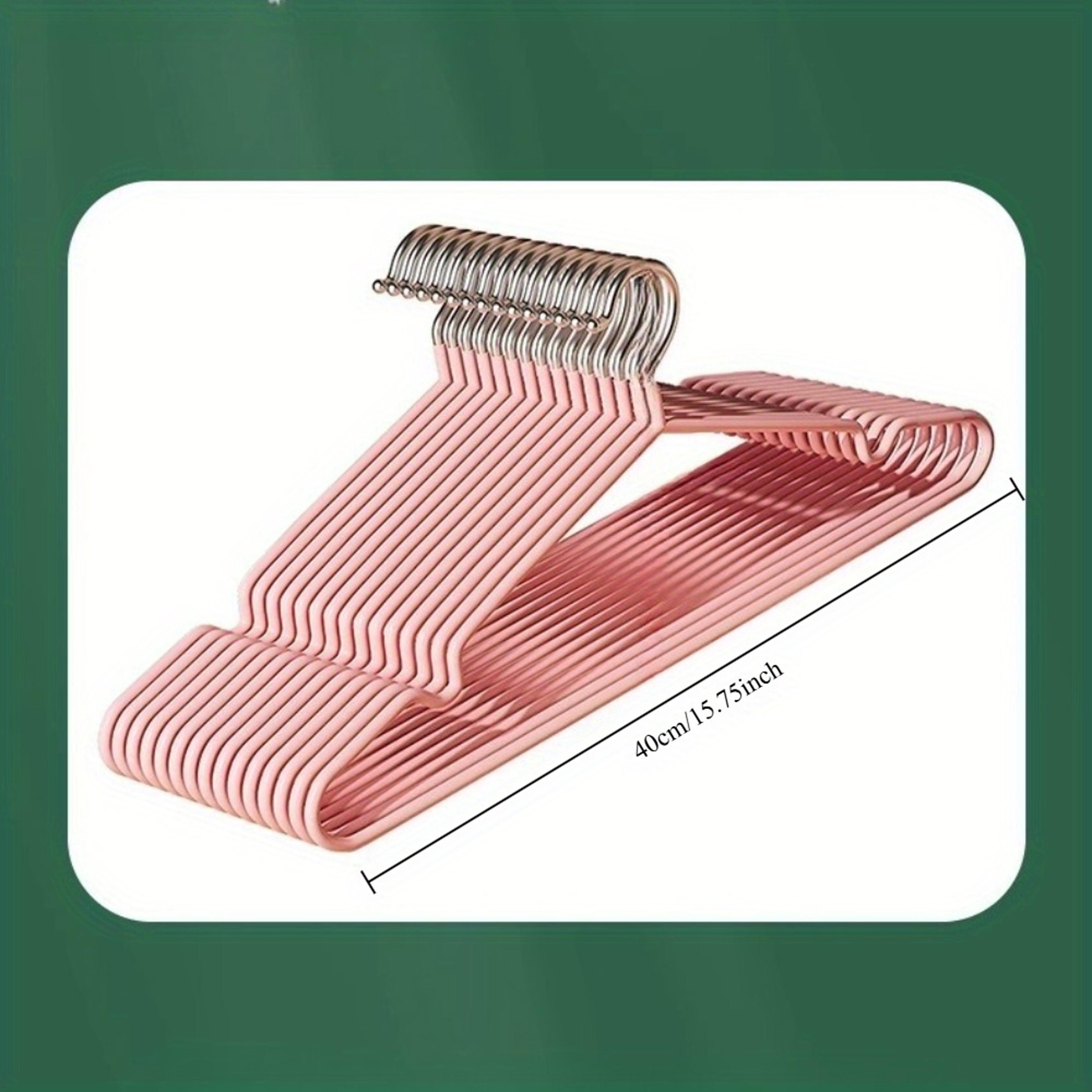 Heavy Duty AntiSlip Metal Clothes Hangers Space Saving For Closet Garage Boutique  Home Use 1