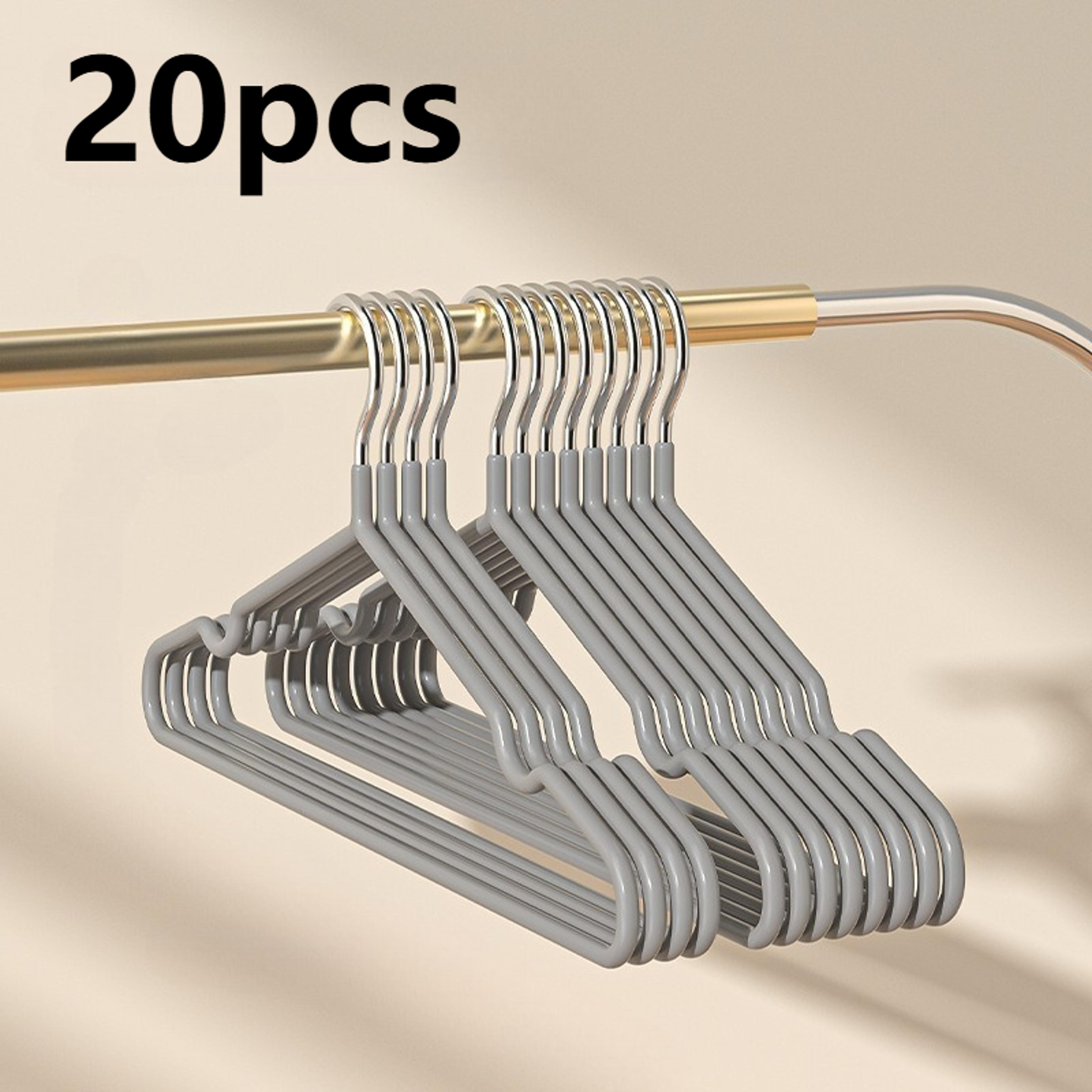 Heavy Duty AntiSlip Metal Clothes Hangers Space Saving For Closet Garage Boutique  Home Use 6