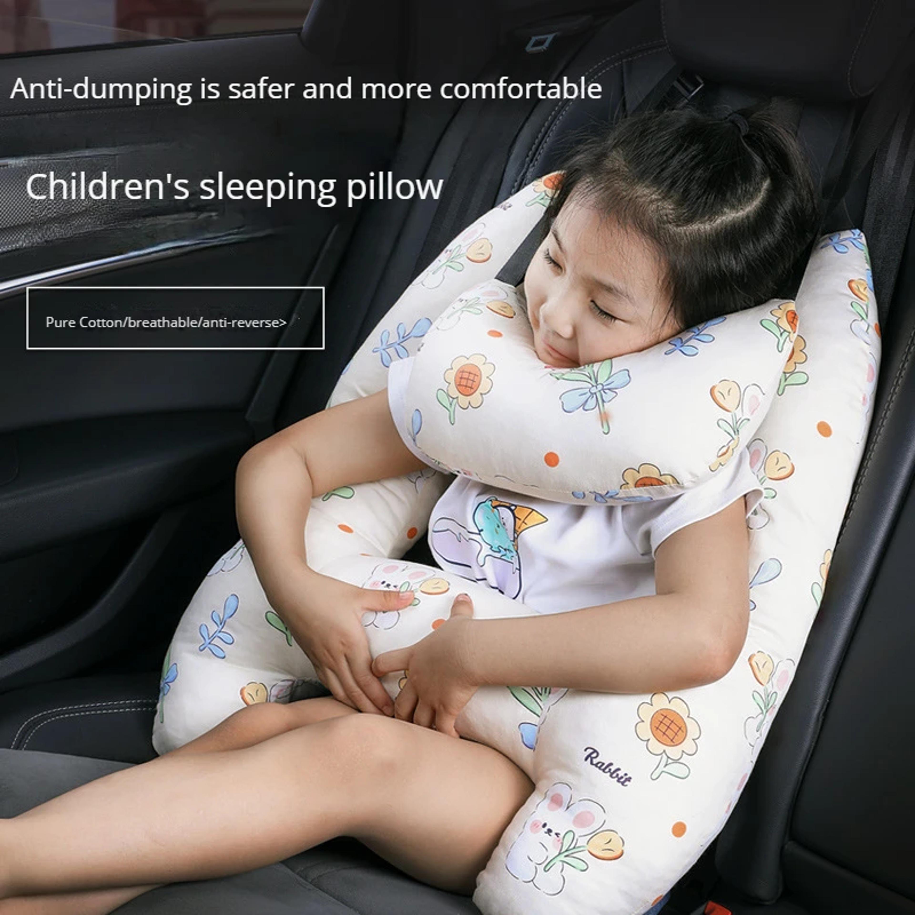 Car Travel Head Pillow Support HShape Sleeping Cushion For Auto Seat Safety Neck Pillows 2